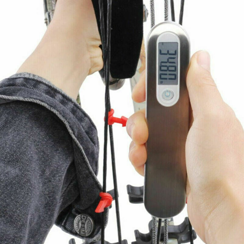 Verktygs bågskytte digital bågskala passar för dragvikt 110 kg sammansatt lång båge