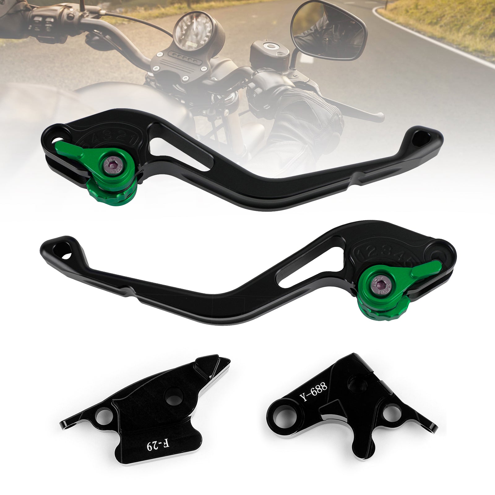 Honda CBR600RR 03-06 CBR954RR 02-2003 NUEVA palanca de freno de embrague corta