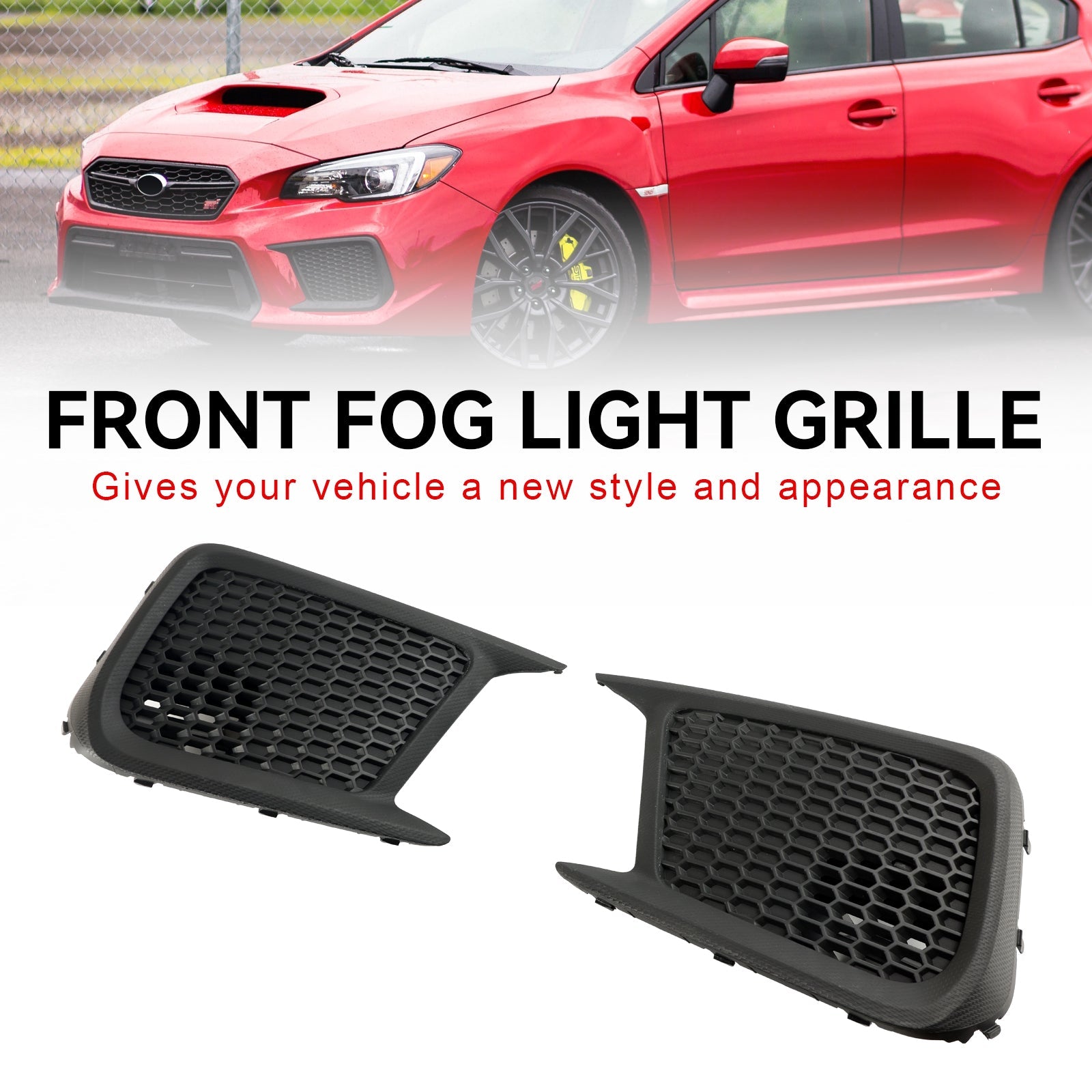 Front Tog Light Bezel 57731VA400 57731VA410 Fit Subaru WRX STI 2018-2021