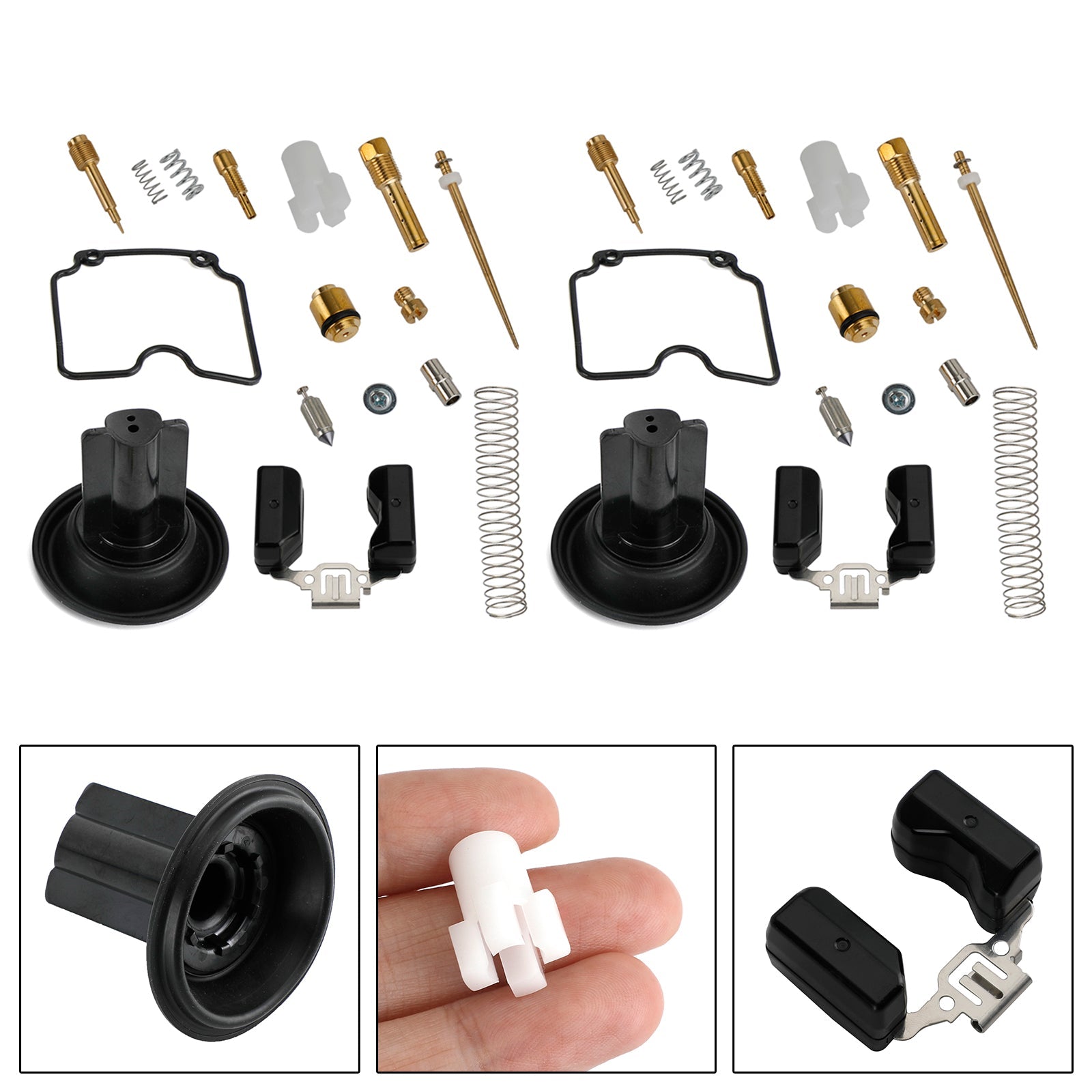 250cc ATV ATV250 EN250 GP200 GP250 MV30 2x Kit de réparation de reconstruction du carburateur