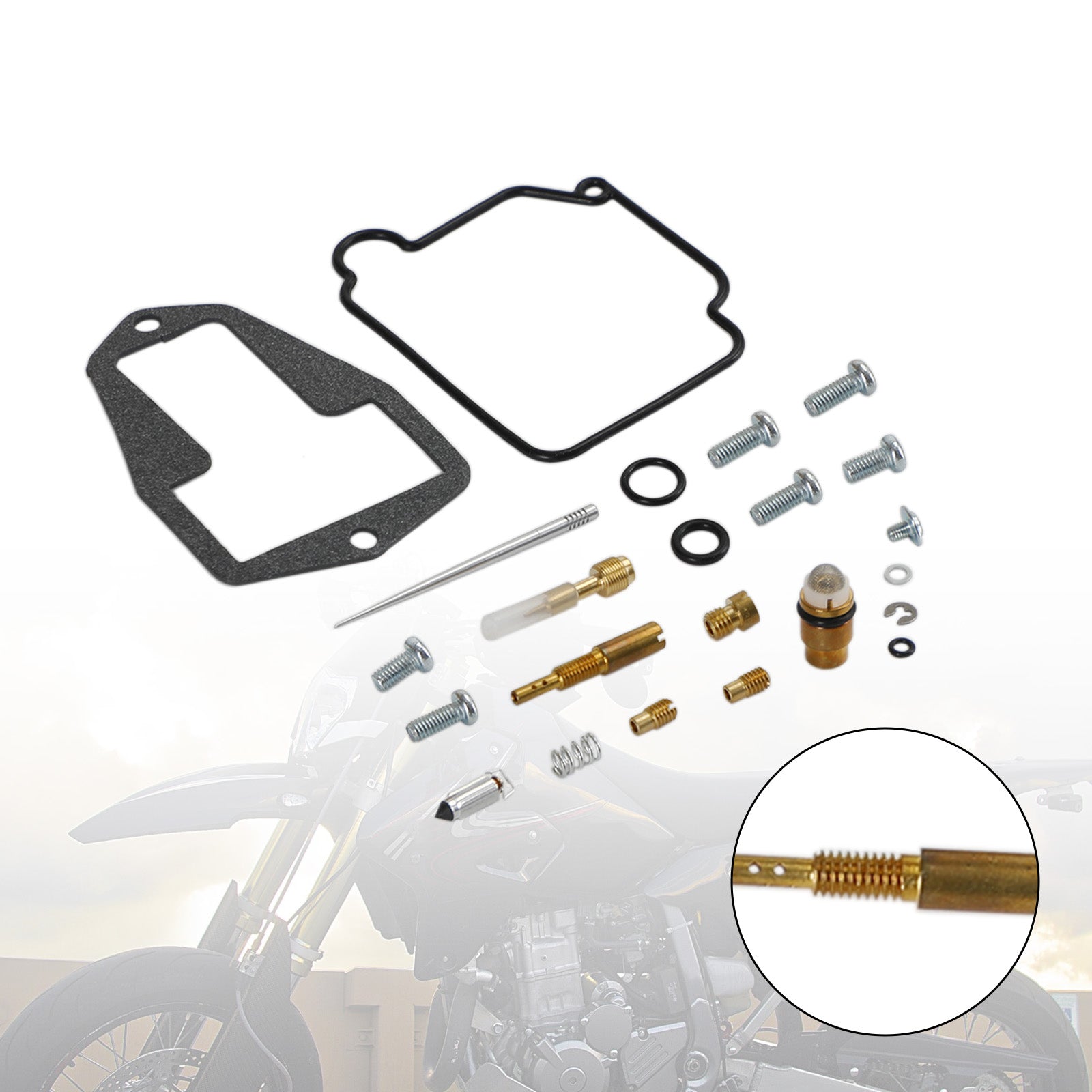 Kit de reparación y reconstrucción de carburador Suzuki DRZ250 DR-Z250 2001-2007
