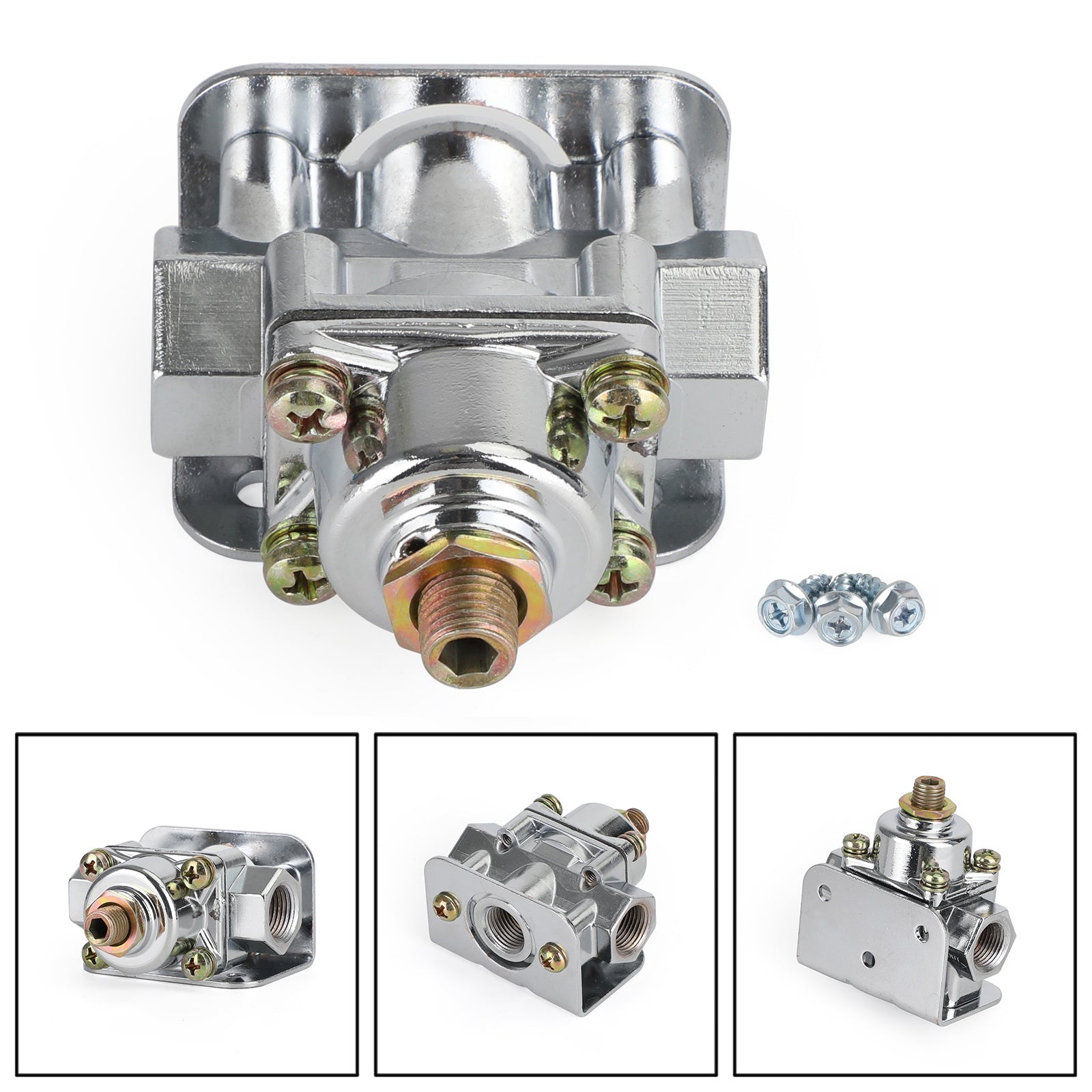 Förgasarbränsletrycksregulator för Holley 12-803 2 Port 4 1/2 till 9 psi generisk