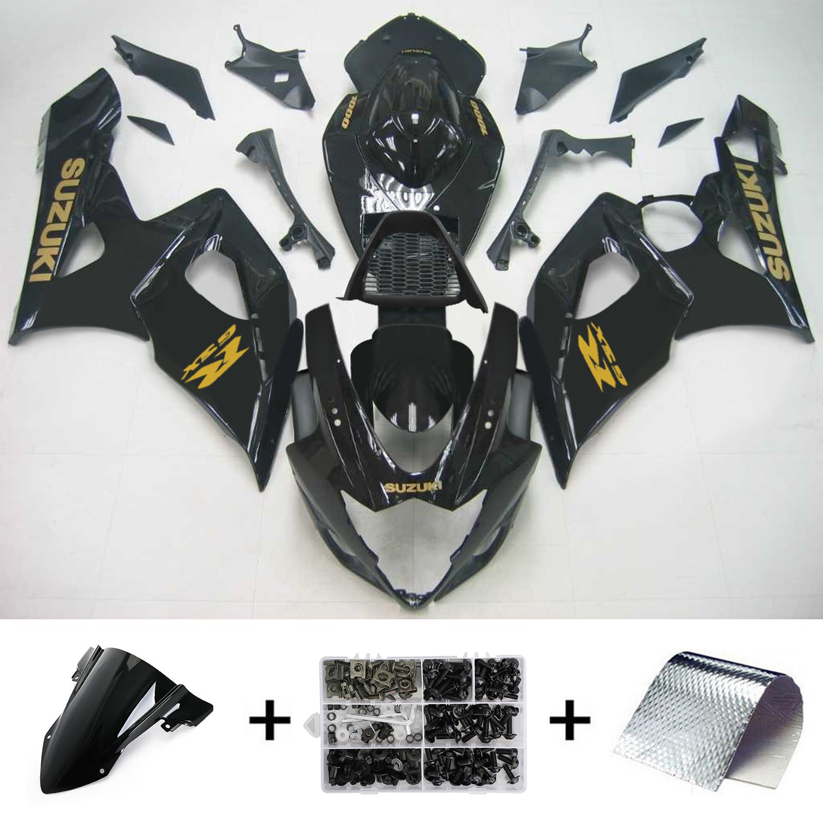 2005-2006 SUZUKI GSXR1000 K5 AMOTOPART INJEKTION FAIRING KIT BOODYWORK ABS #138