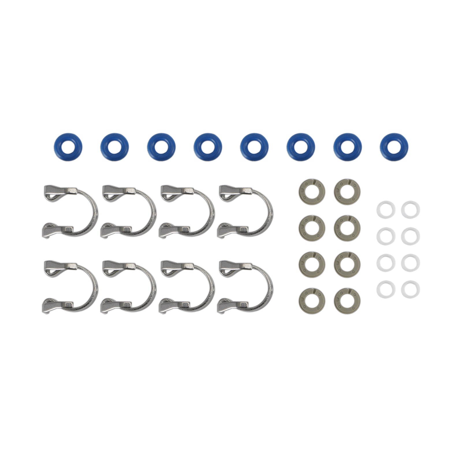 8pcs drivstoffinjektorer Reparasjonsforseglingssett 0261500105 Fit Range Rover Fit Jaguar 5.0L