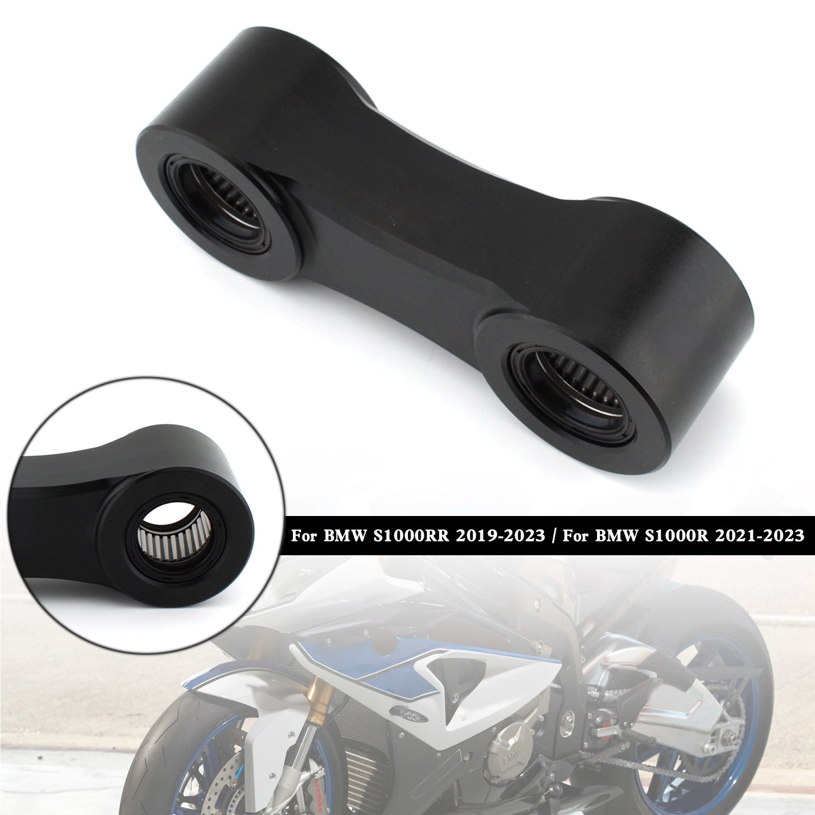 Kit de maillons d'abaissement de course de traînée en aluminium CNC, pour BMW S1000RR S1000R 2019 – 2023