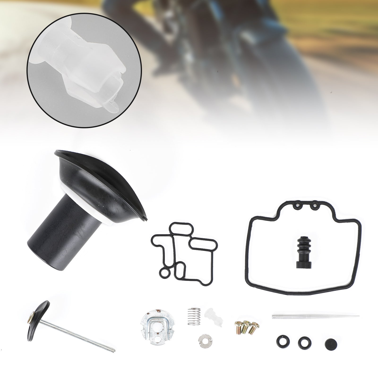 Kit de reparación de carburador, diafragma de émbolo apto para Yamaha MAJESTY YP250 1996-2003 genérico