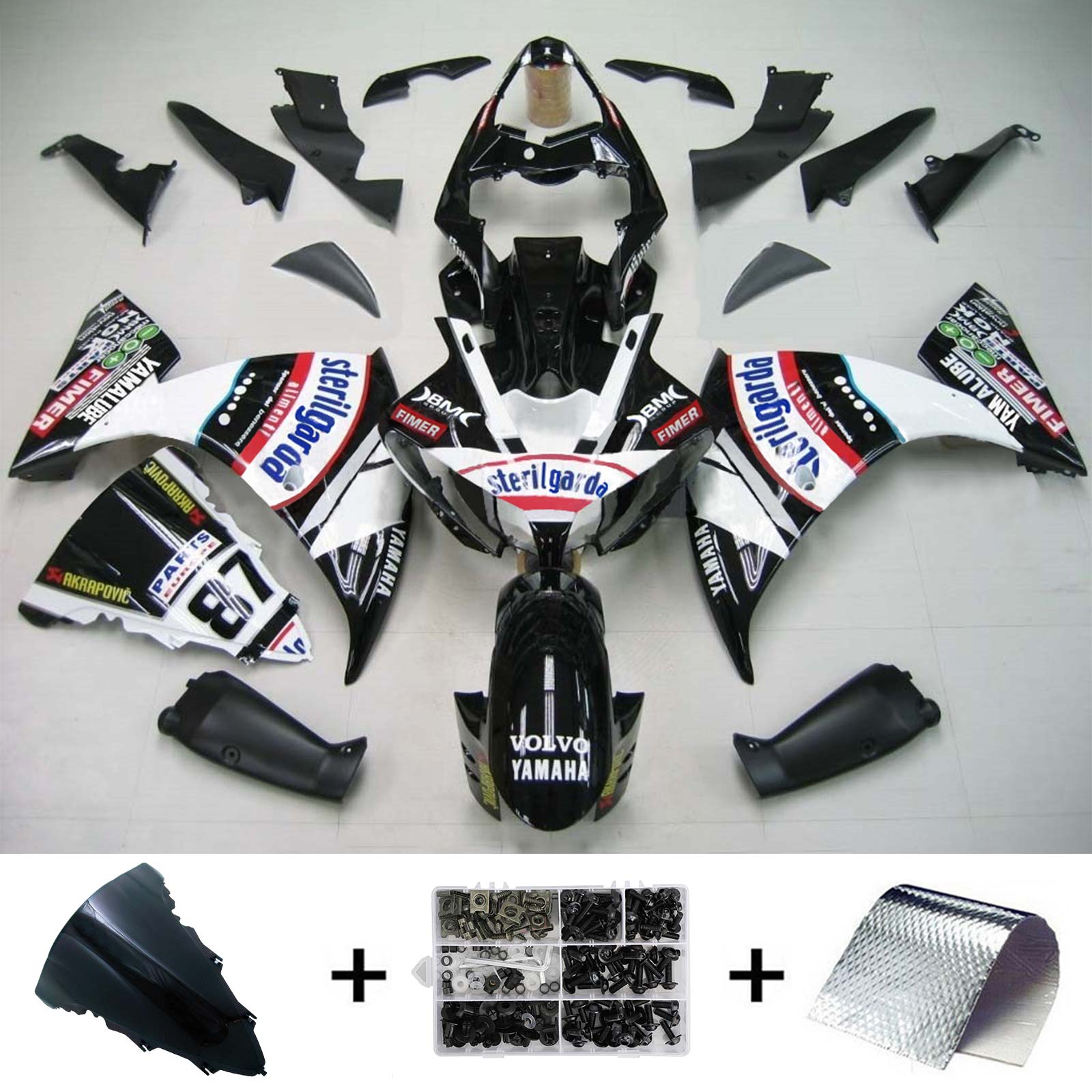 2009-2011 Yamaha YZF 1000 R1 Fairing Kit Generic