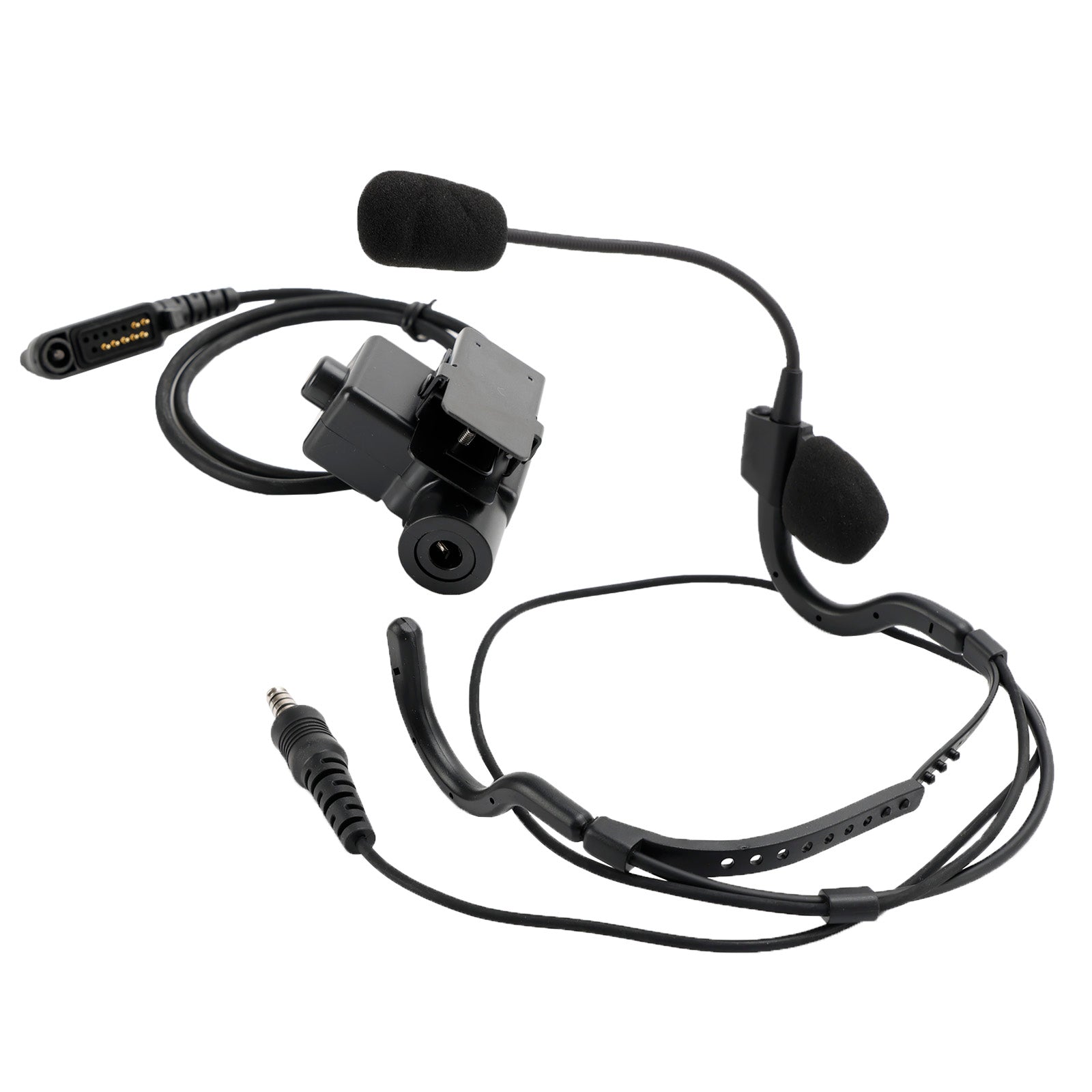 7.1-C8 Tactical headset zadného pripojenia 6pin U94 PTT pre HYT PD682G PD662G PD665