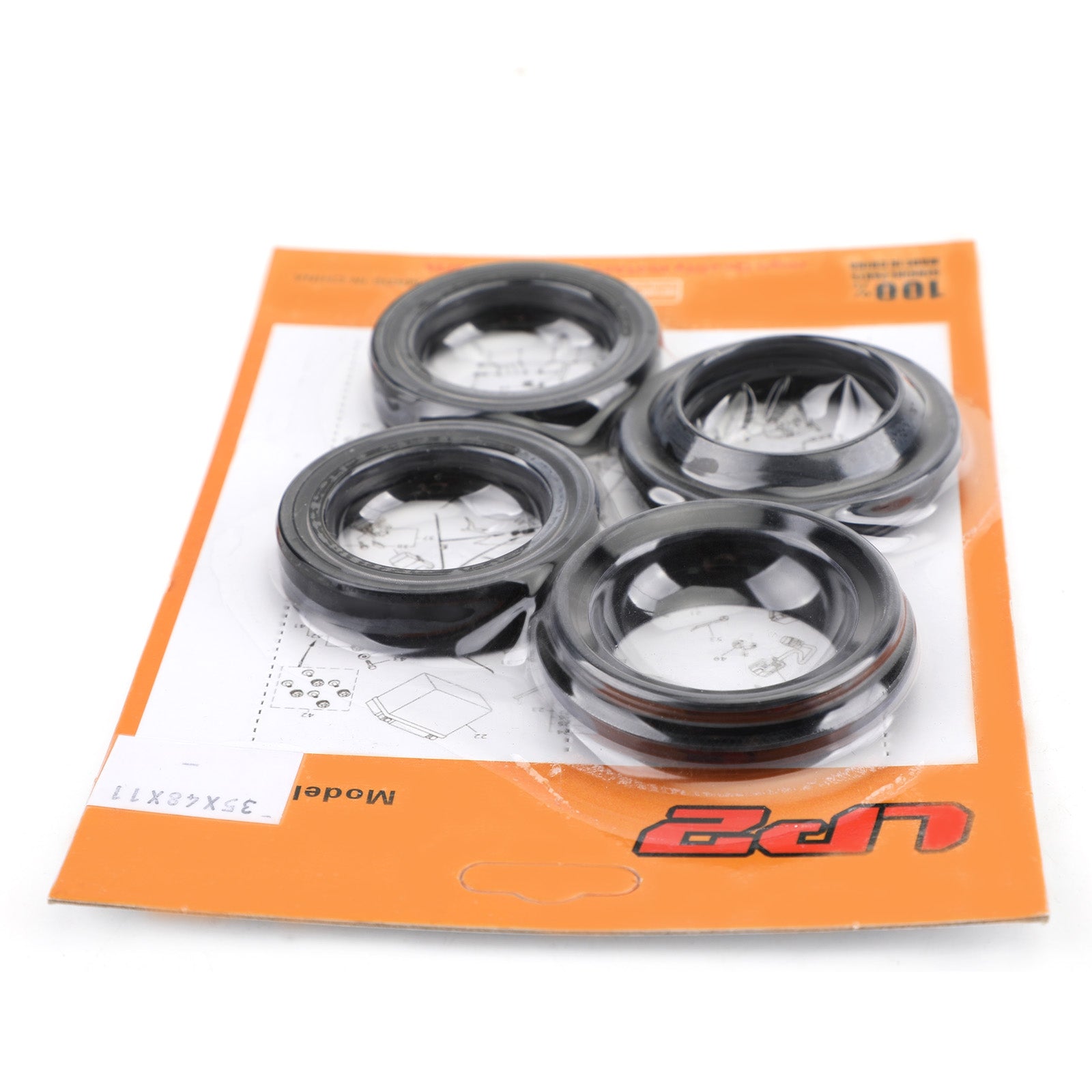 Fork Oil Dust Seal Kit för Honda CB 91255-KBH-003,51490-GS2-305,51490-KL4-951 Generic