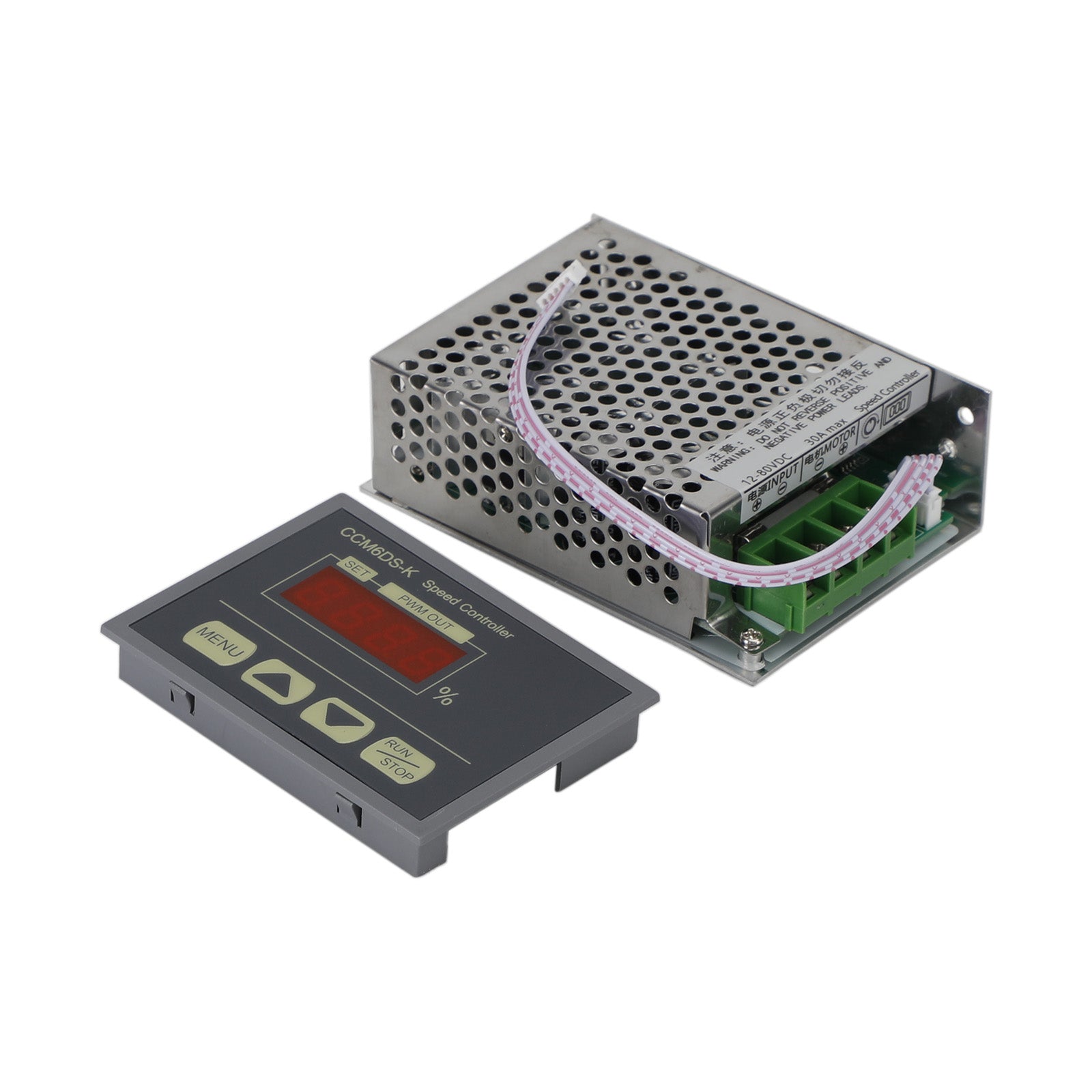 12-80V 30A PWM DC Motorhastighetsregulator med digital visningspanel