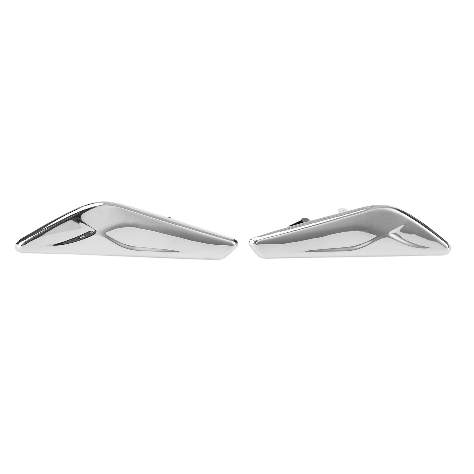 Paar Chrome Front Side Spatbord Trim Finisher 51117338569/570 Voor BMW F25 F26 X3 Generiek