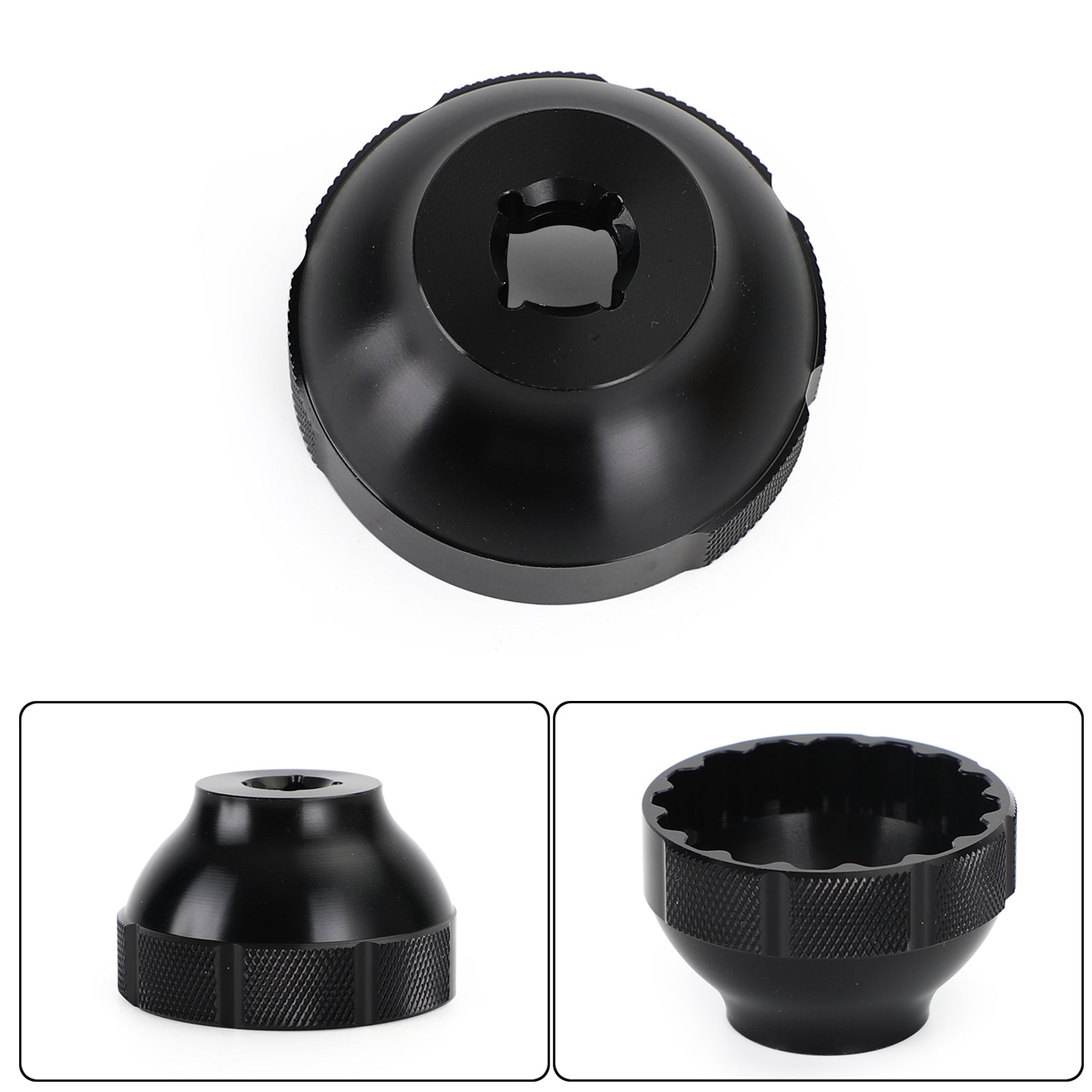 BBT-69.2 16-hakk 44 mm 3/8" Ekstern kranklagerverktøy svart/blå