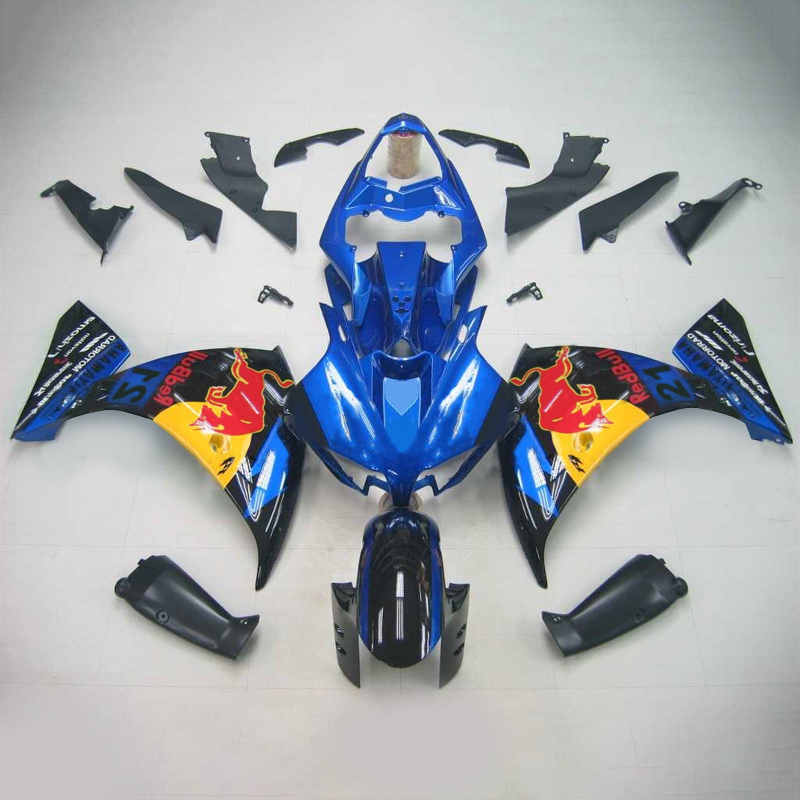 2012-2014 Yamaha YZF 1000 R1 Amotopart Injeksjon Fairing Kit Bodywork Plast Abs #119