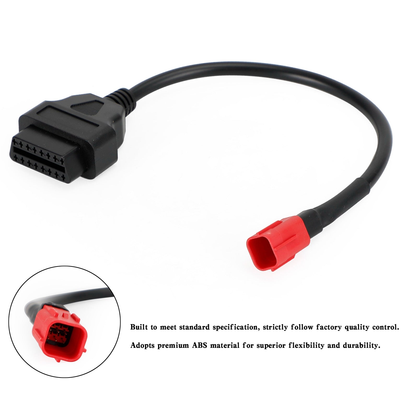 Honda 6 Pin Plug Diagnostic Cable till 16 -stiftadapter OBD2 Motorcykelkabel