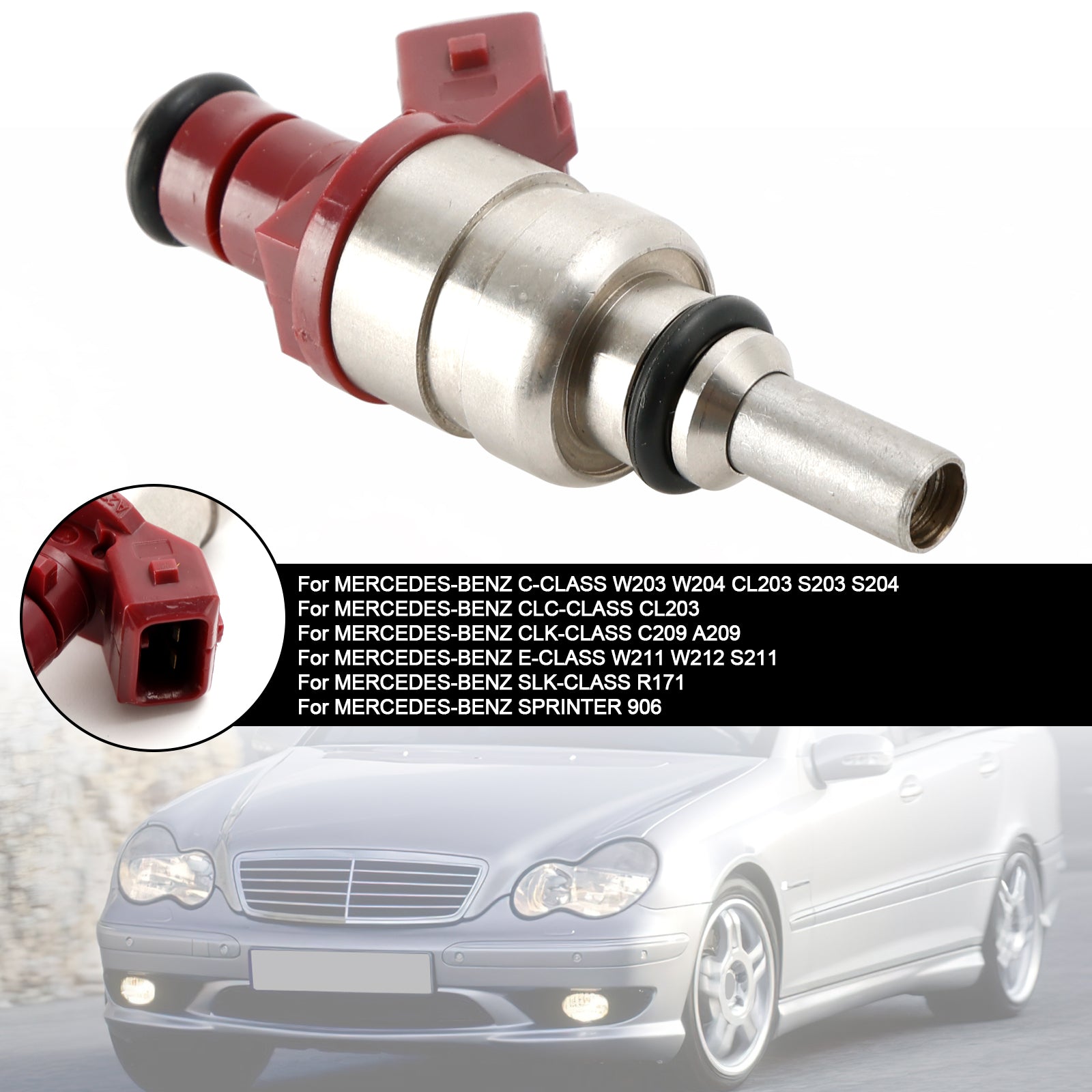 1st bränsleinsprutare A2710780023 Fit Mercedes Benz C-Class CLK-klass 1.8L