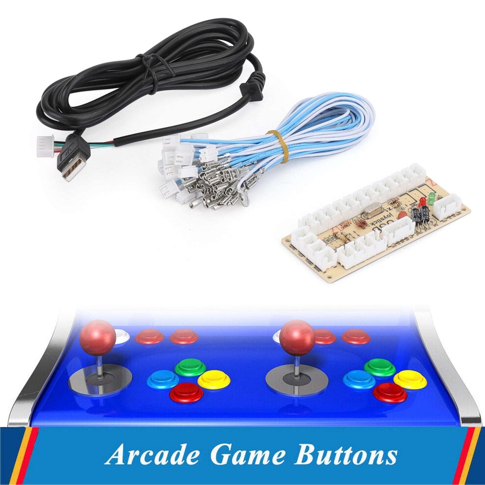 Zero Delay Arcade USB Encoder PC til Joystick til Joystick Fit for PC -spill