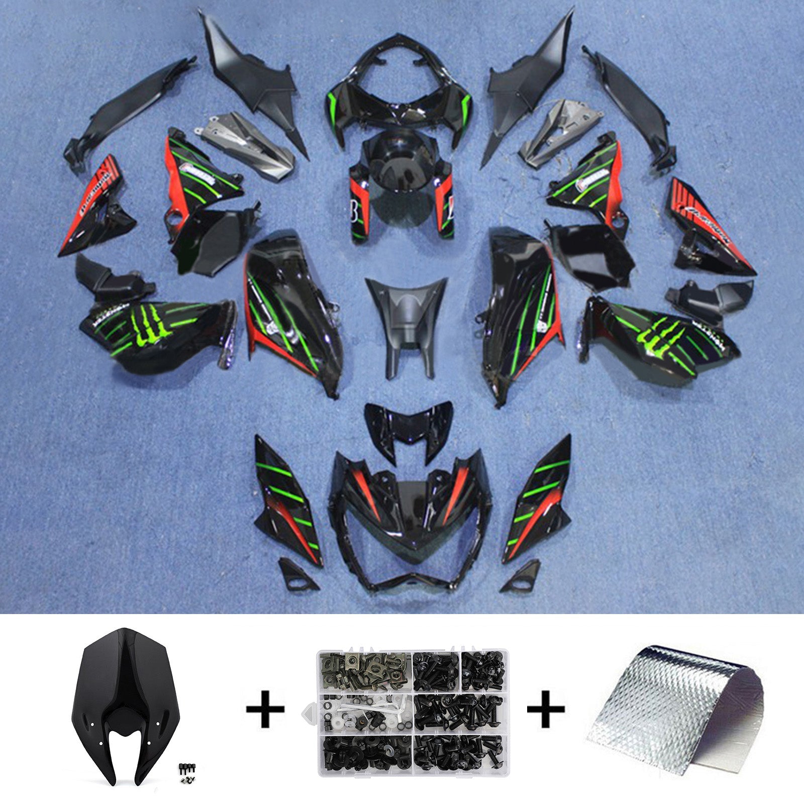2013-2018 Kawasaki Z800 Injekčná kapotážová súprava Bodywork plast#110