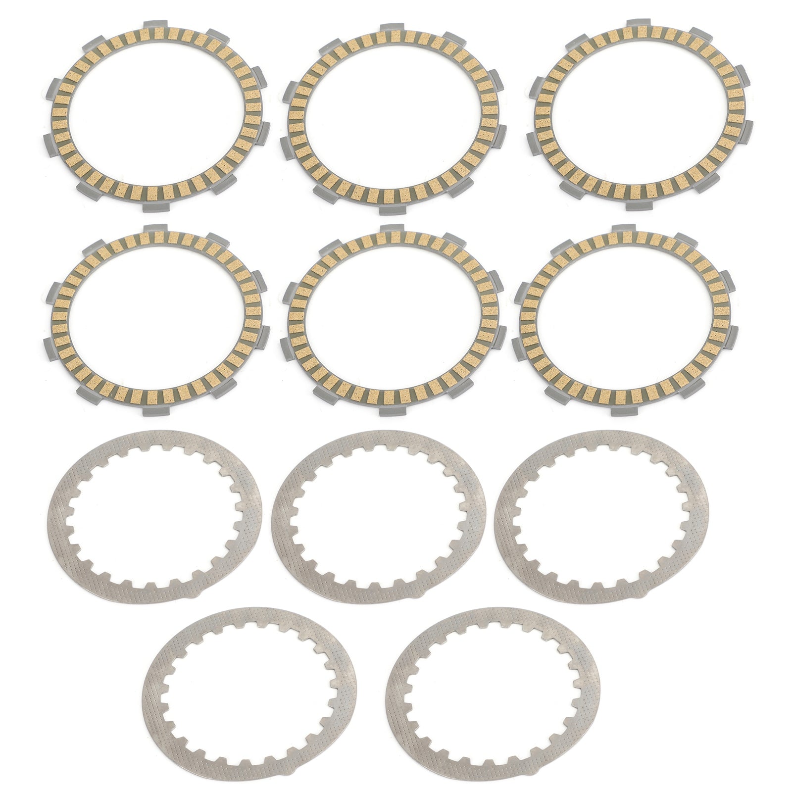 Kopplingssats stål & Friktionsplattor för Yamaha TZR125 TZR 125 1987-1992 Generisk