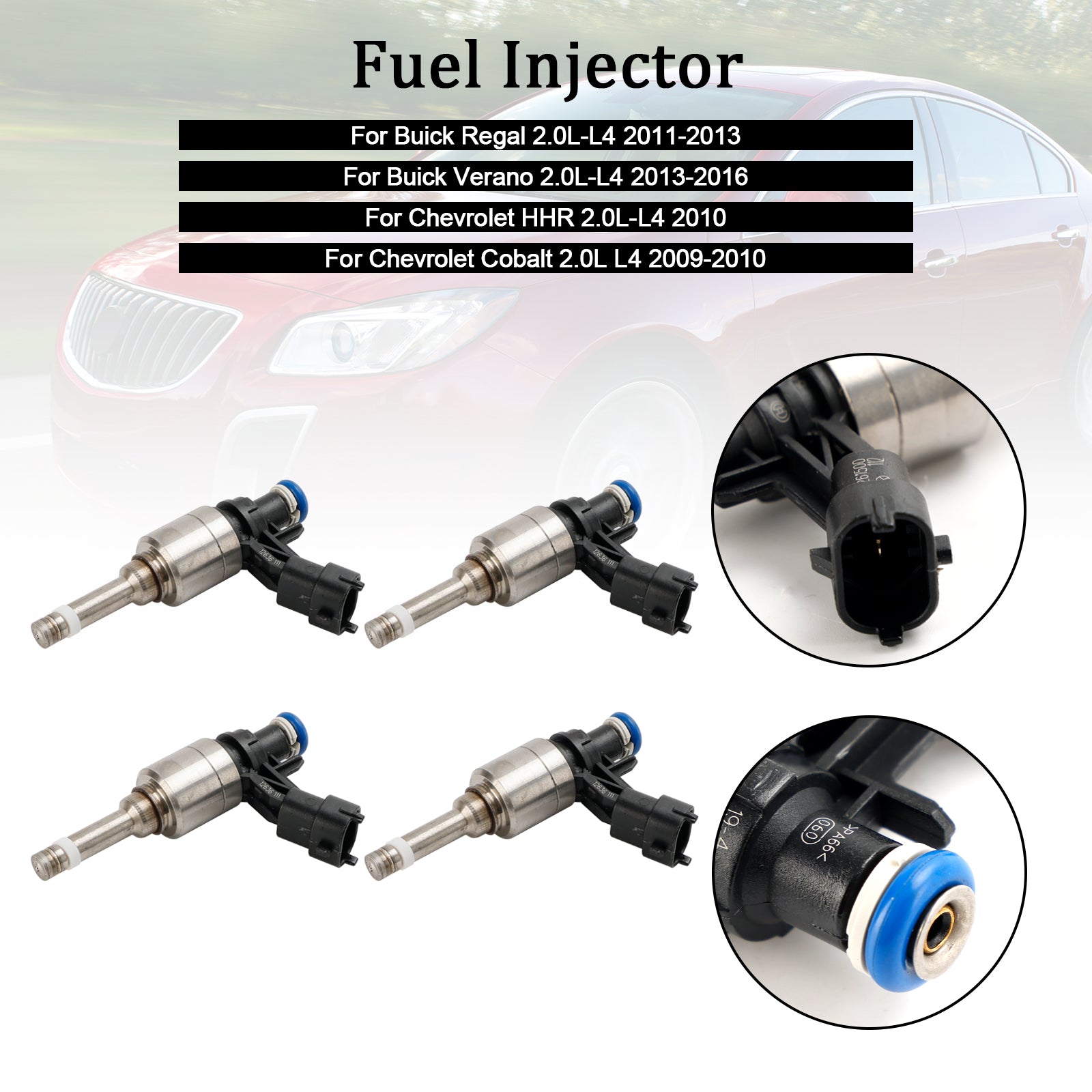Injecteur de carburant 0261500112, 4 pièces, pour Vauxhall, Insignia ouvert, Chevy HHR 2.0