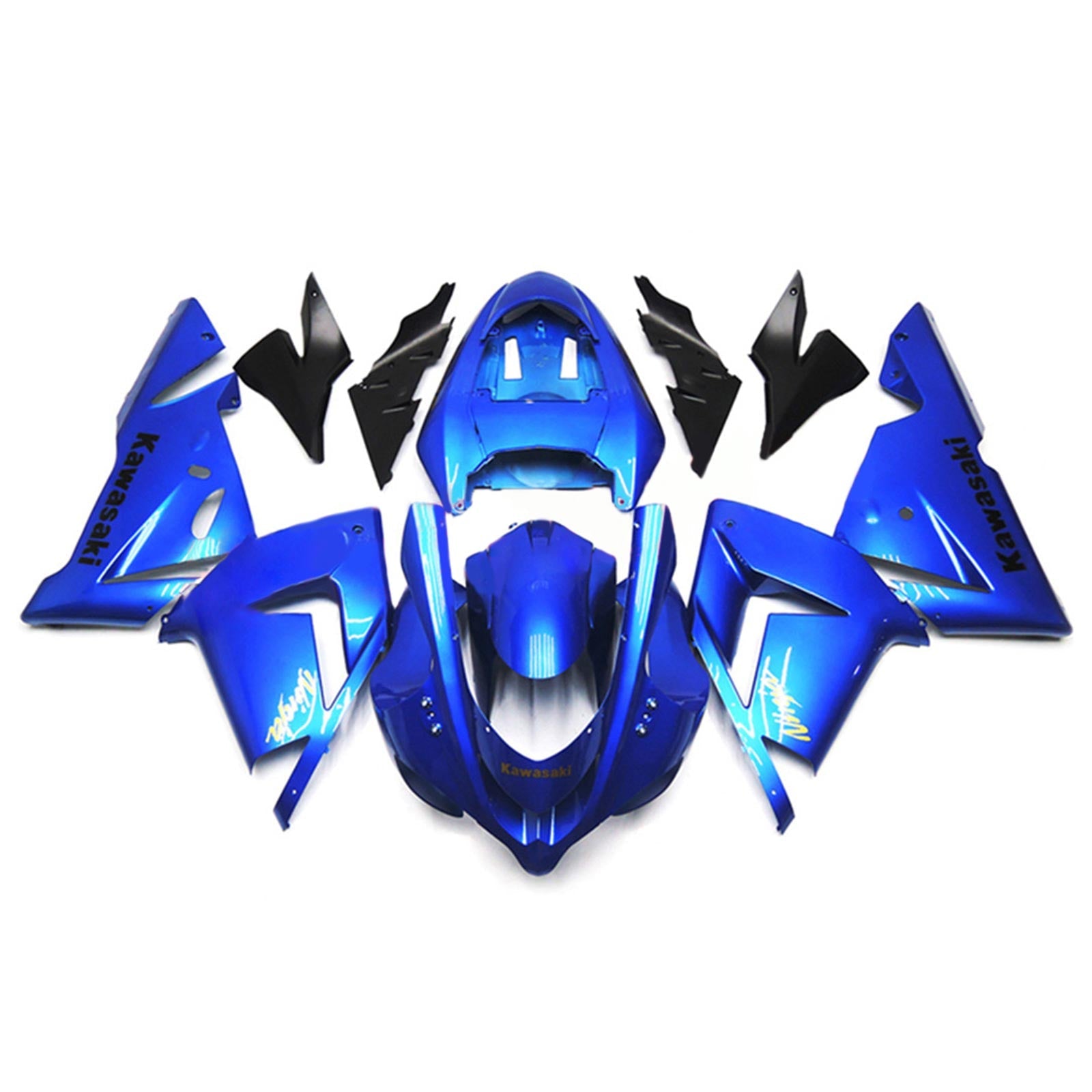 2004-2005 Kawasaki ZX10R Kit de carenado Carrocería Plástico ABS