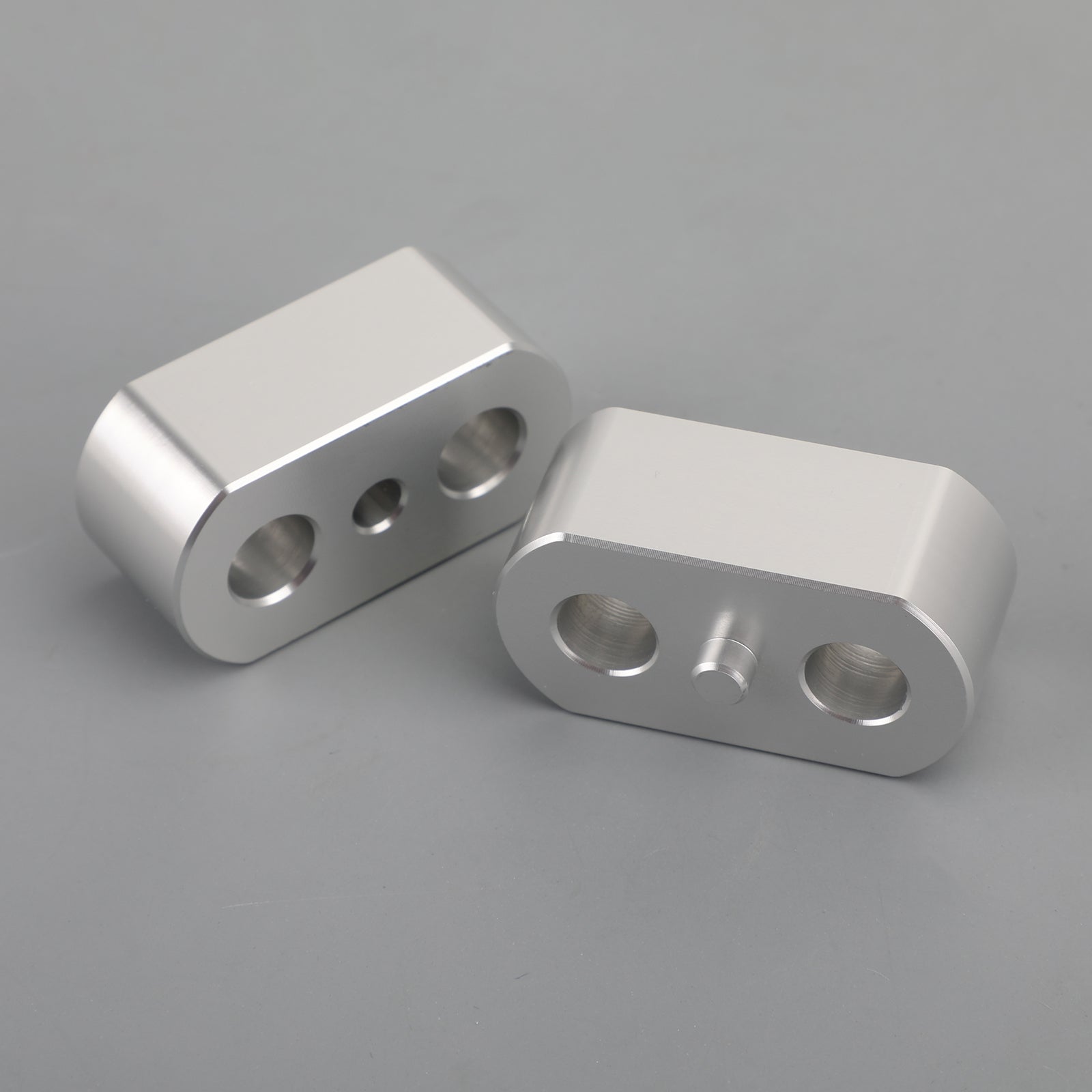 2011-2020 Triumph Tiger 800 XC/XCA/XCX/XR/XRT/XRX Silver styrestang Risers 20mm Rise Generic