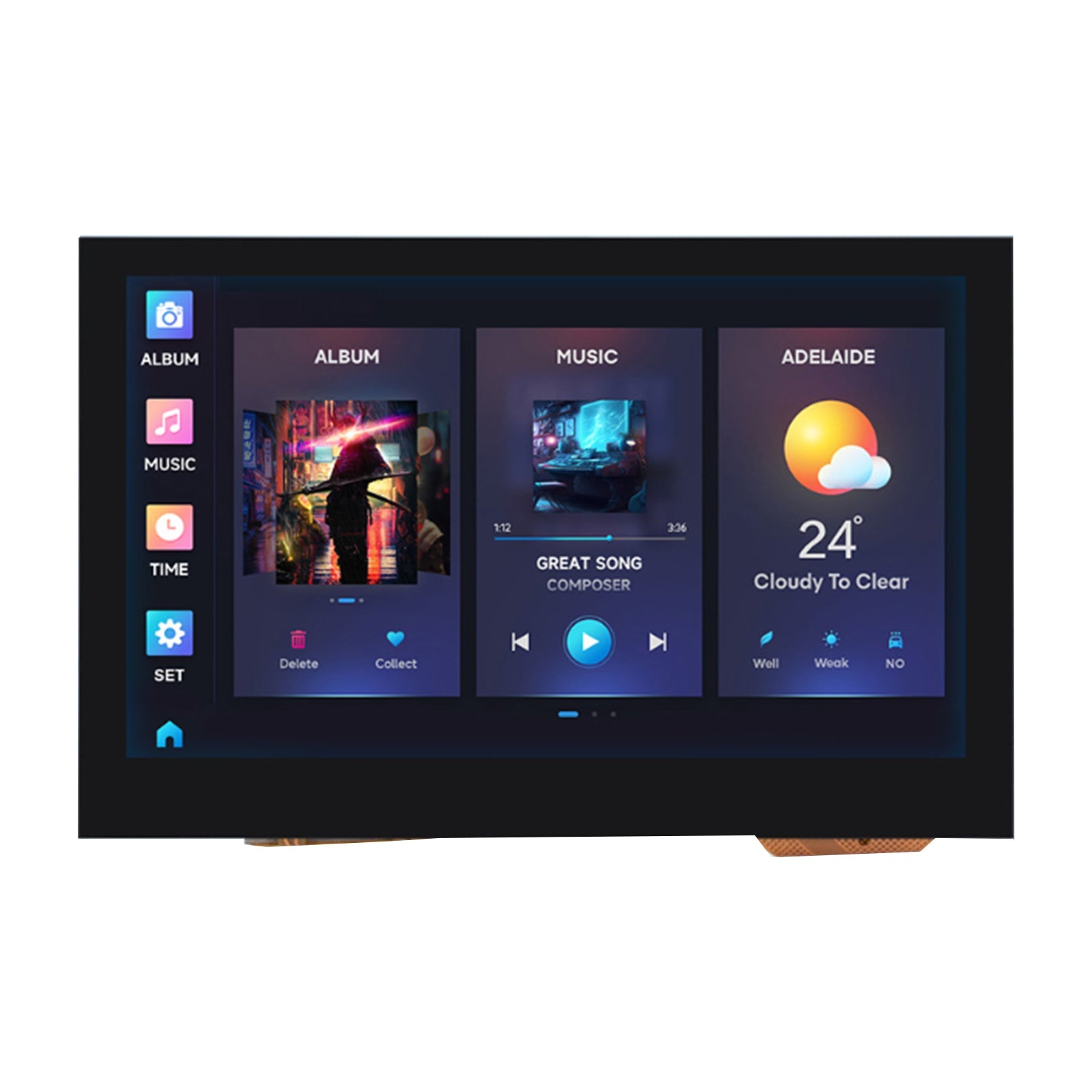 Carte de développement ESP32-S3, écran tactile capacitif de 4.3 pouces, LX7, Wifi, Bluetooth