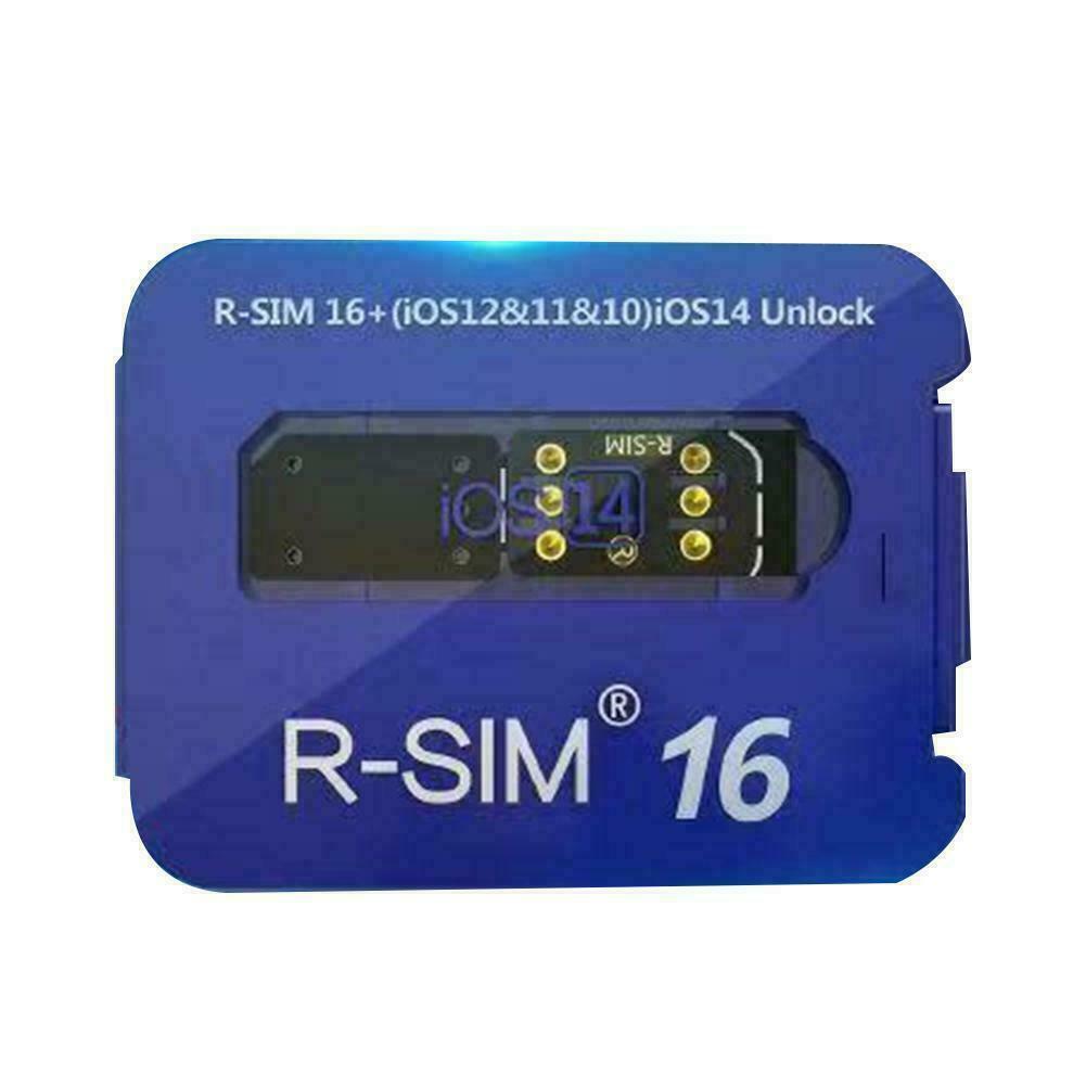 R-SIM 16 Nano Unlock RSIM Card Fit för iPhone 13 12 Mini 12 Pro XS Max 8 iOS 15