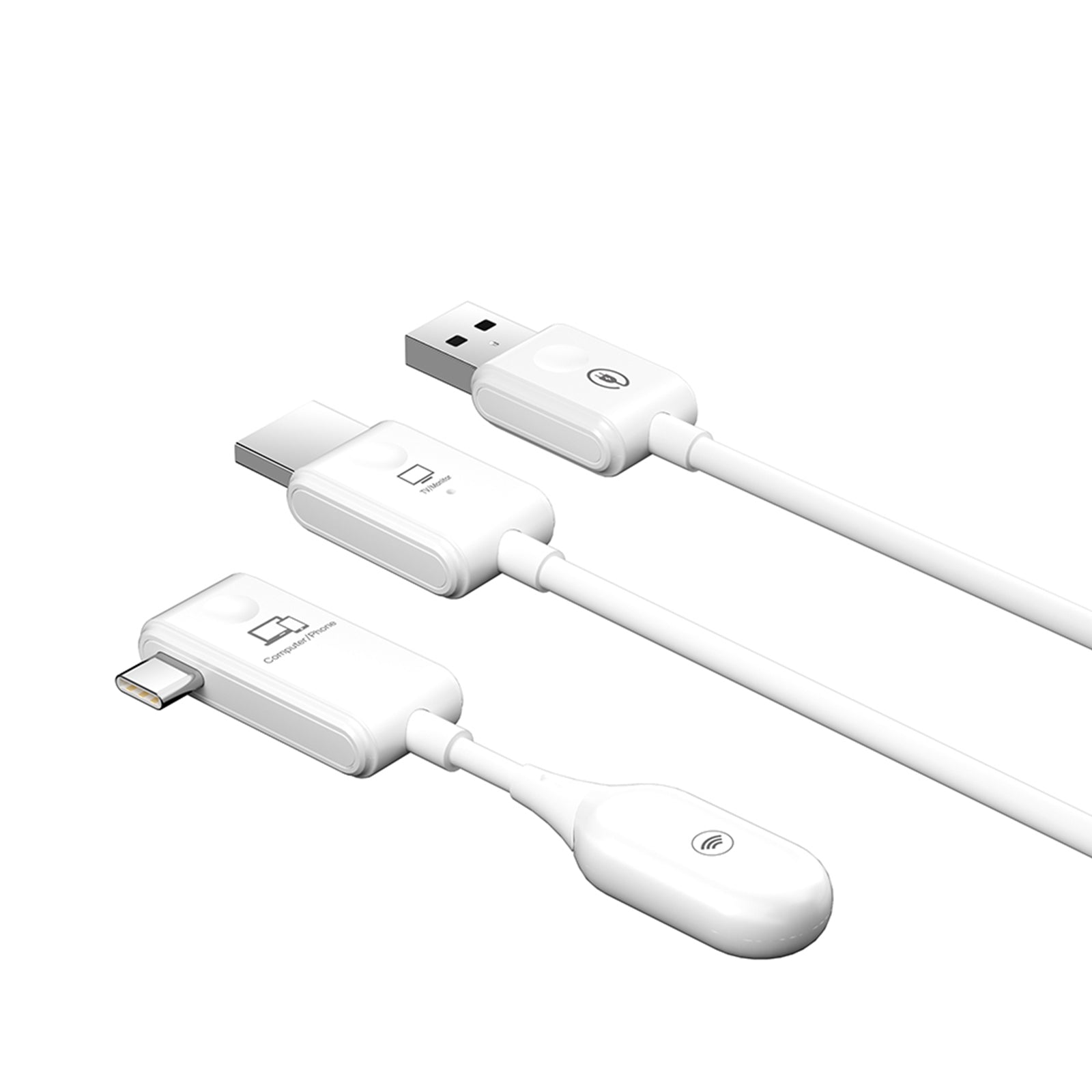 Récepteur d'émetteur vidéo d'extenseur HDMI Type-C 50m 50m pour le téléphone PC à la télévision