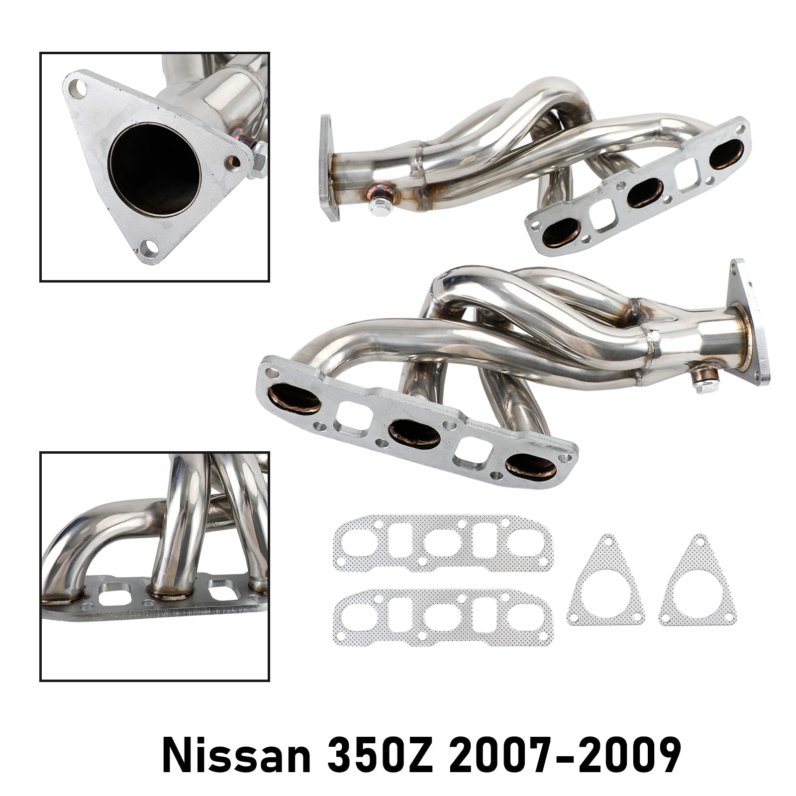 Collecteur d'échappement en acier inoxydable pour moteur Nissan 370Z 3,7 L 2009-2020