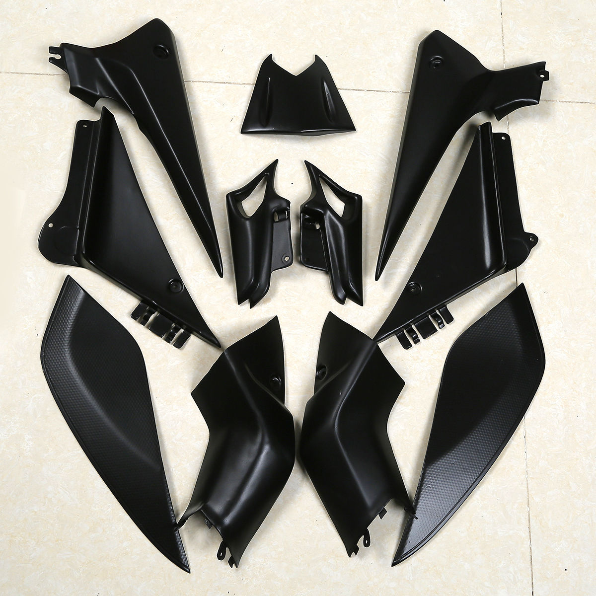 2009-2015 Yamaha FZ6R Amotopart Kit de carenado de inyección Carrocería Plástico ABS # 109