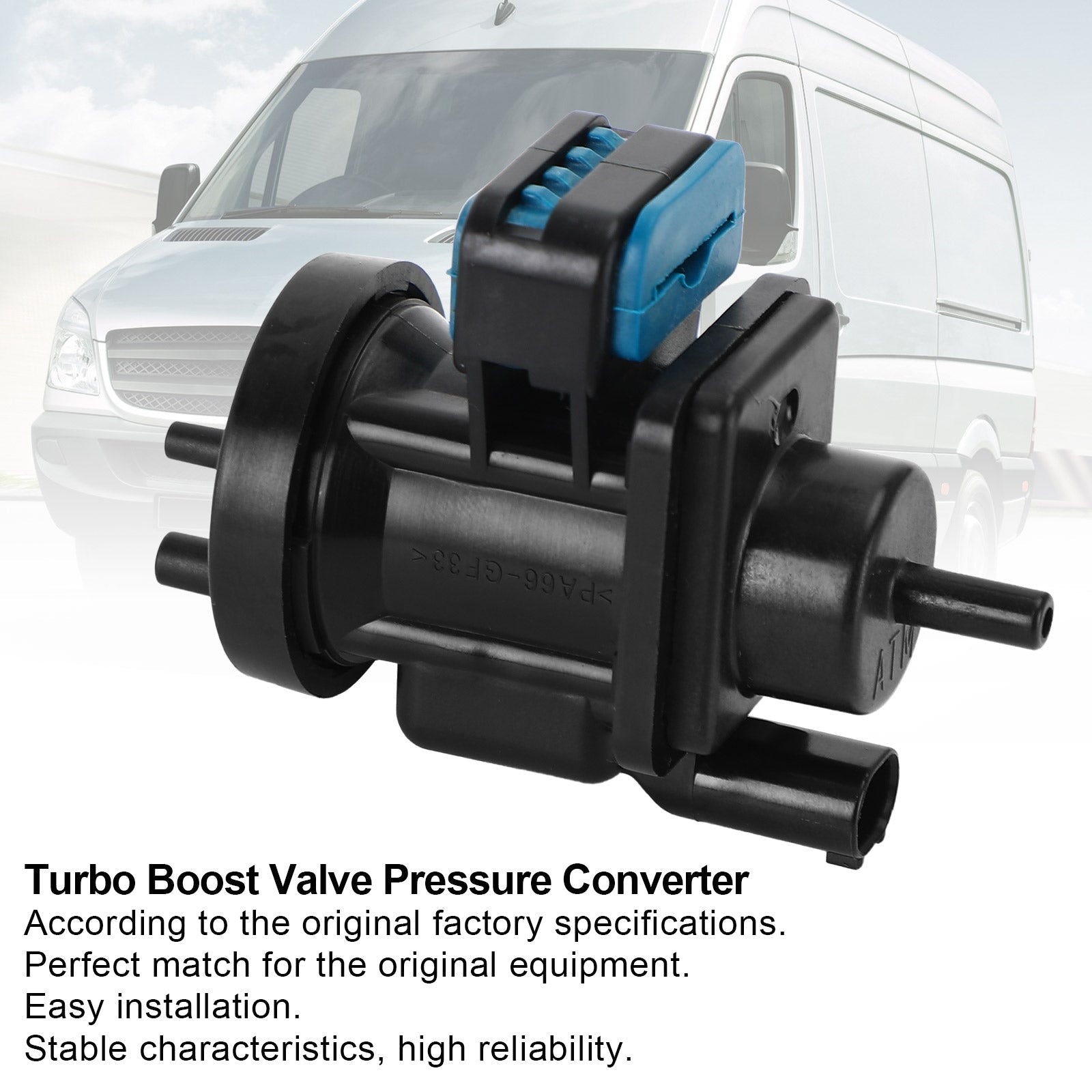 Areyourshop Turboladdarventil Tryckomvandlare för Mercedes Sprinter W203 A0005450527
