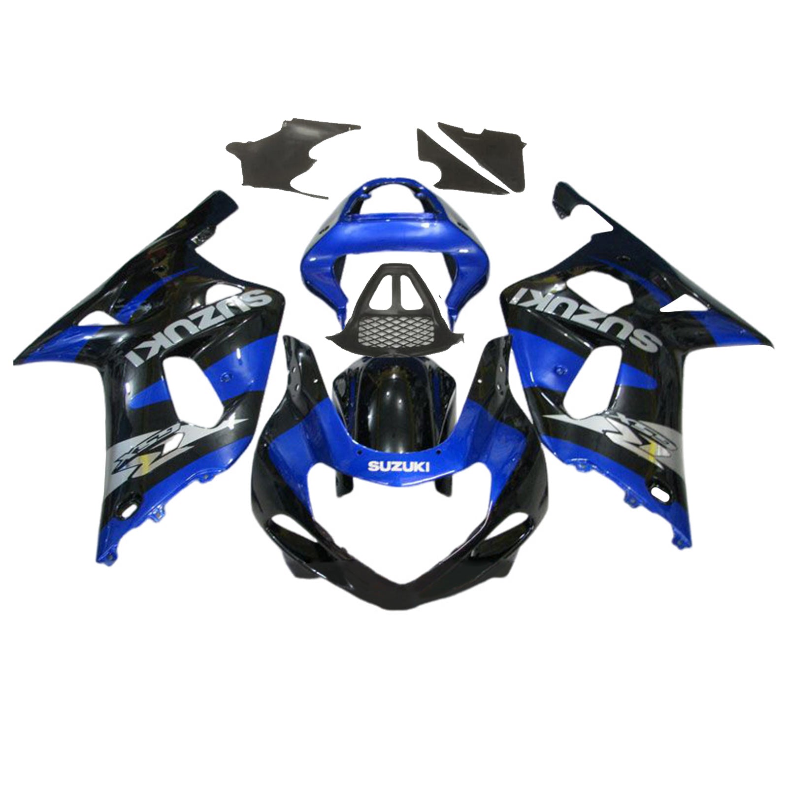 2000-2002 Suzuki gsxr1000 k1 k2 kit de carénage kit de carrosserie en plastique