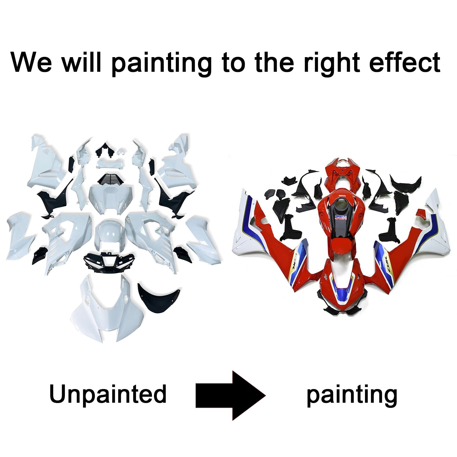 2020-2025 HONDA CBR1000RR-R vstrekovanie kapotáže KODETWORTY PLASTNÉ ABS #108