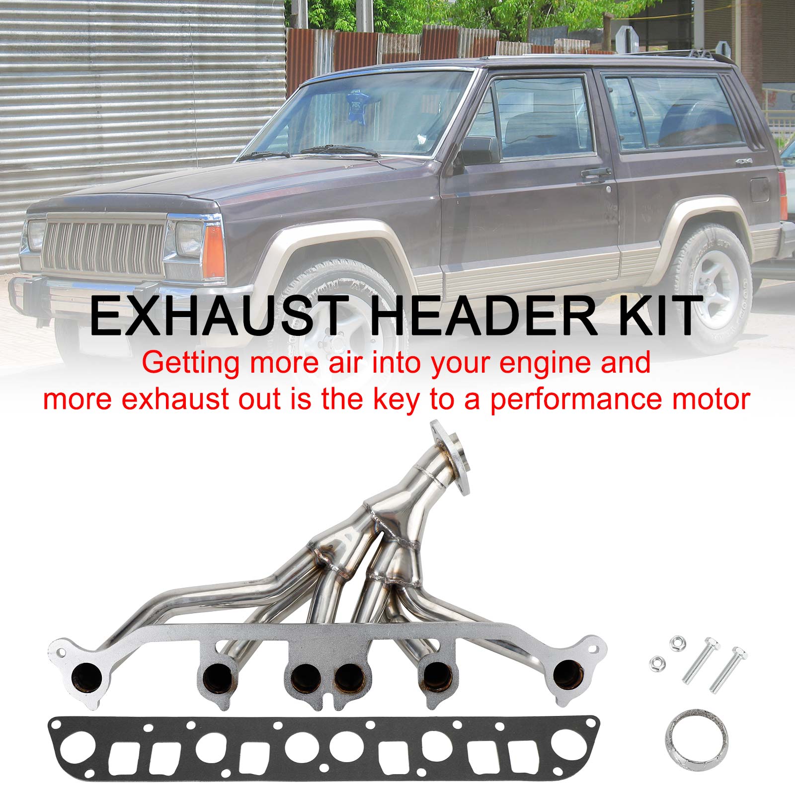 Grand Cherokee Orvis SE TSi TJ Colector de escape de acero inoxidable 4.0L V6 674196 662691 4883385K 4883385 16575131