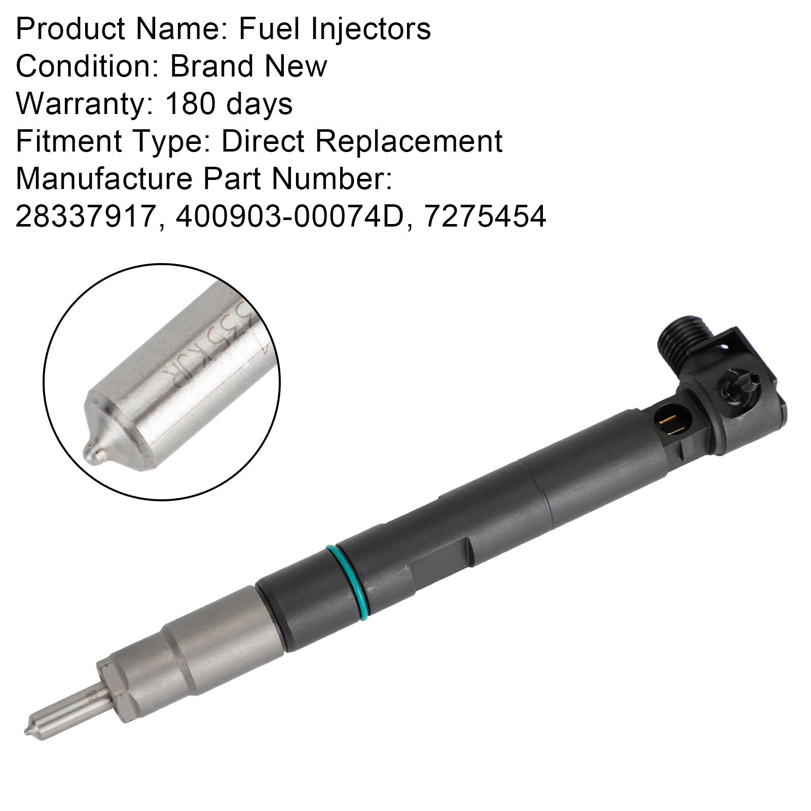1pcs injecteurs de carburant 400903-00074d Fit Bobcat Fit DOOSAN D24 D18 Moteur 28337917 FedEx Express