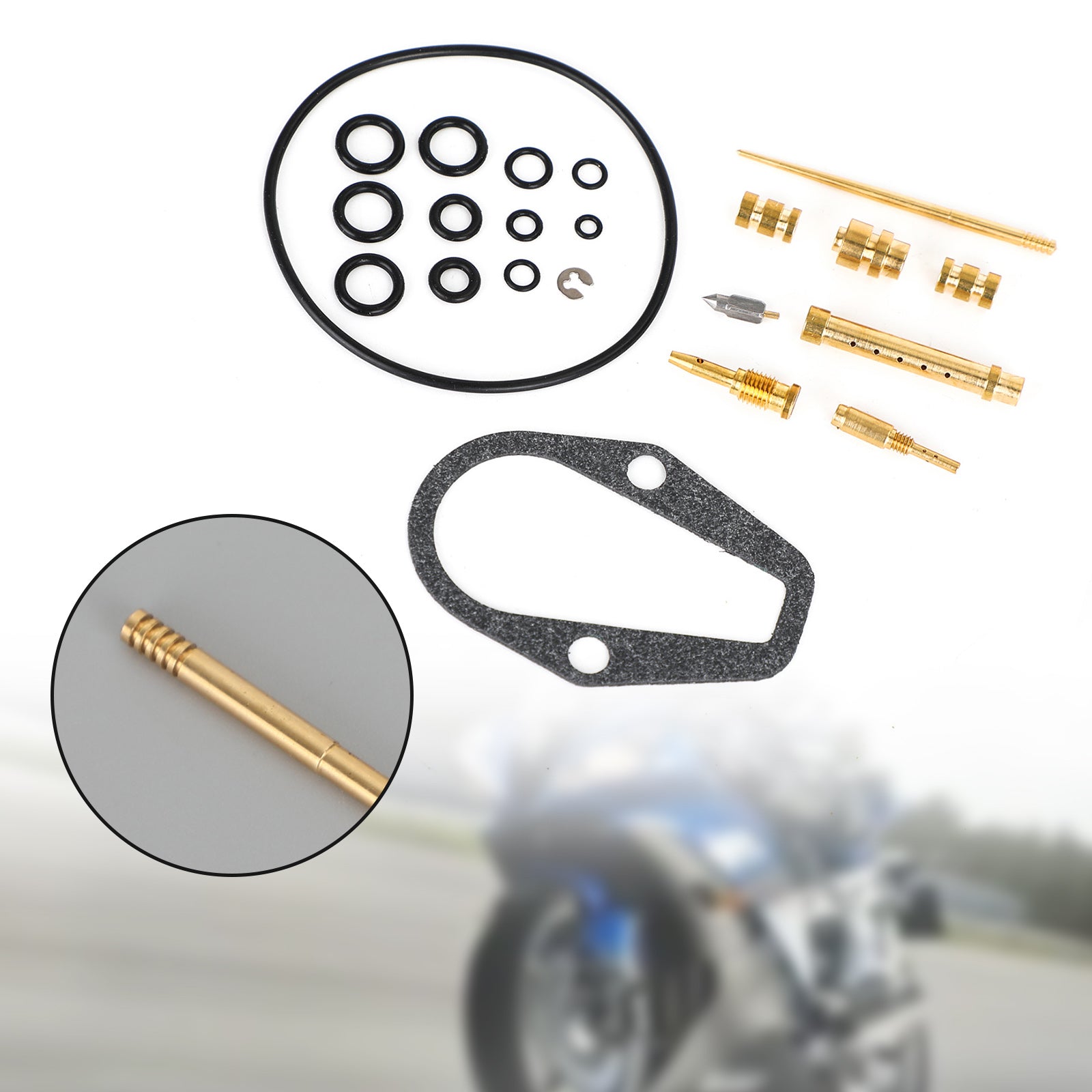 Honda CB500 CB500K Four 1971-1973 CB550K 1975-1976 Förgasare Carb Rebuild Kit 16010-323-315 Generic