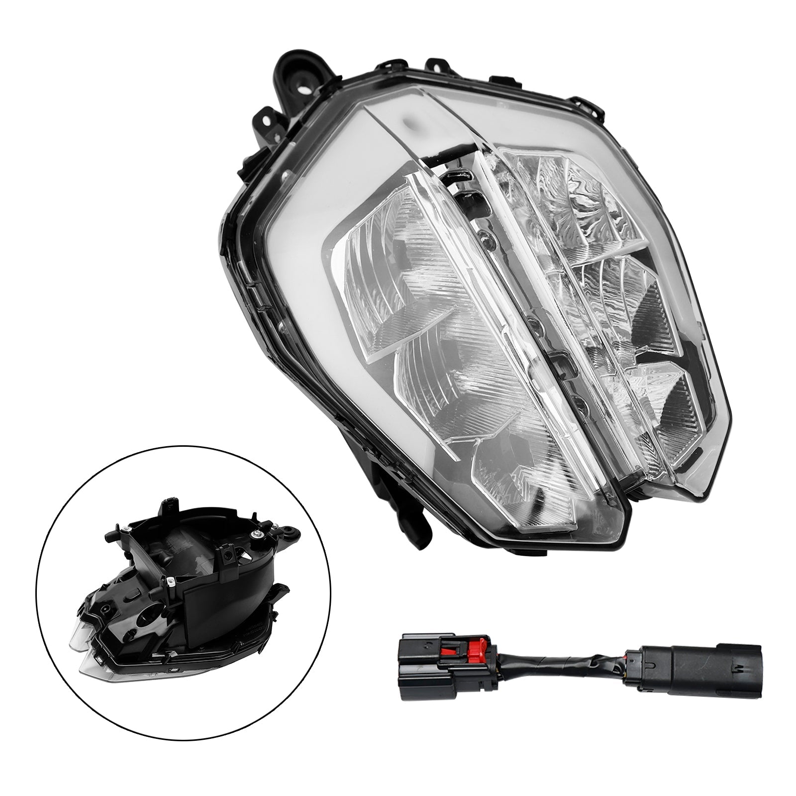 2018-2019 KTM Duke 390 Headlamp Headlight Guard Protector Grill Led Plastic