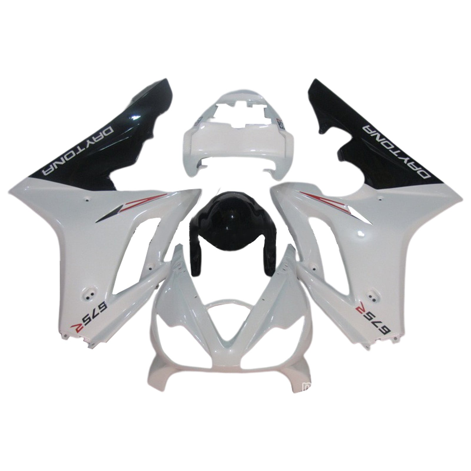 2006-2008 Triumph Daytona 675 Kit de carénage kit de carrosserie en plastique Abs