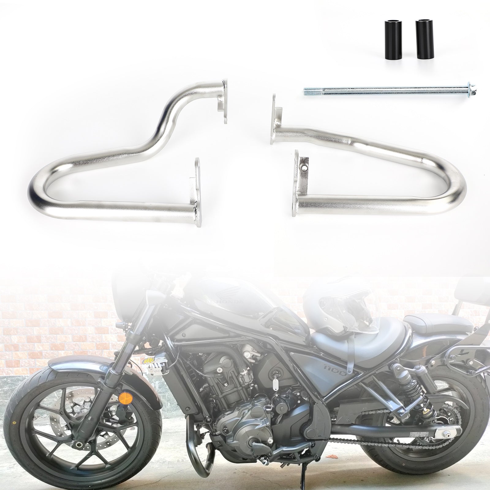 Motorbeschermers Frame Valbeugels Zilver Fit Voor Honda Cm 1100 Cmx 1100 2021+