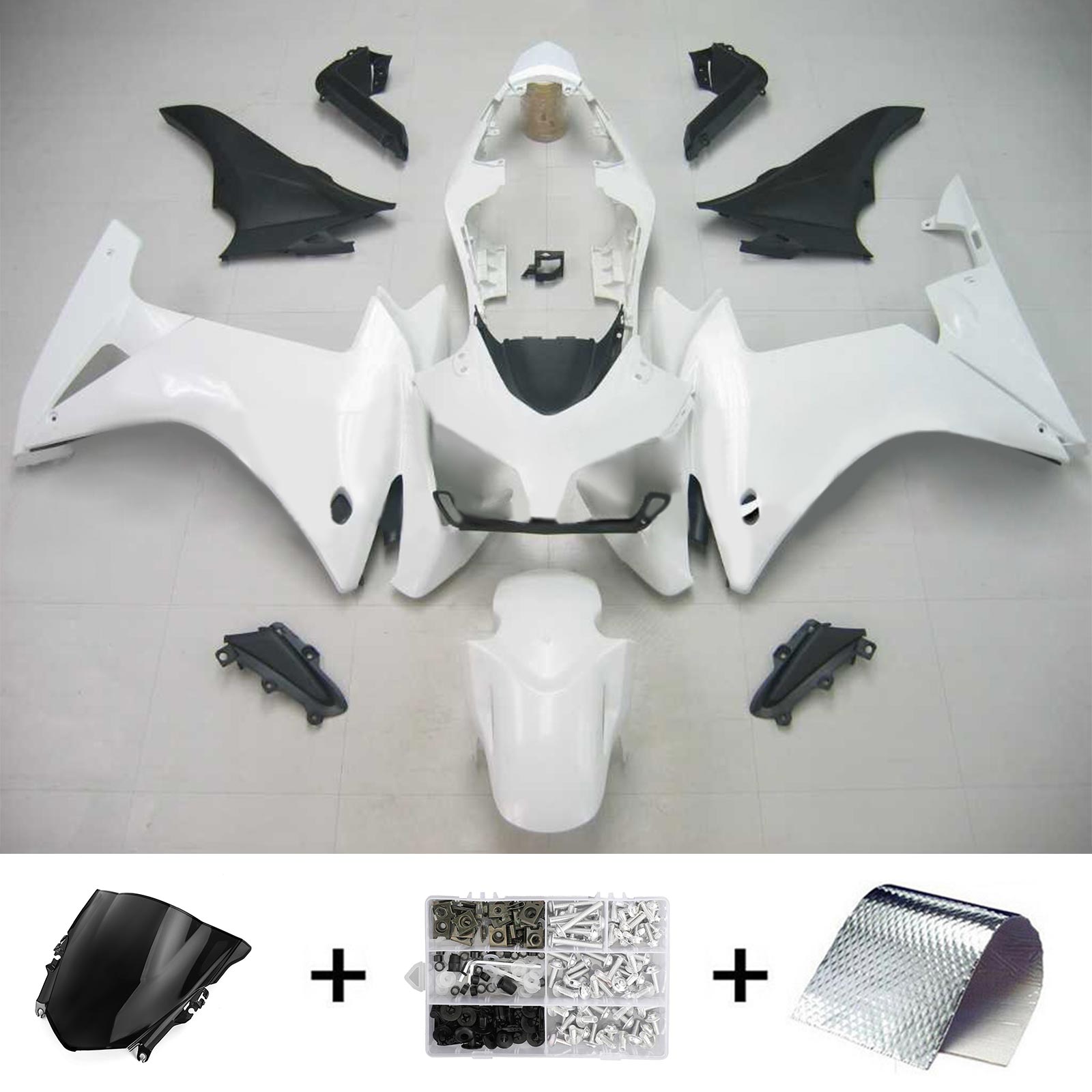 2013-2015 Honda CBR500r Amotopart Injection Kit de camerage de camers en plastique ABS # 101