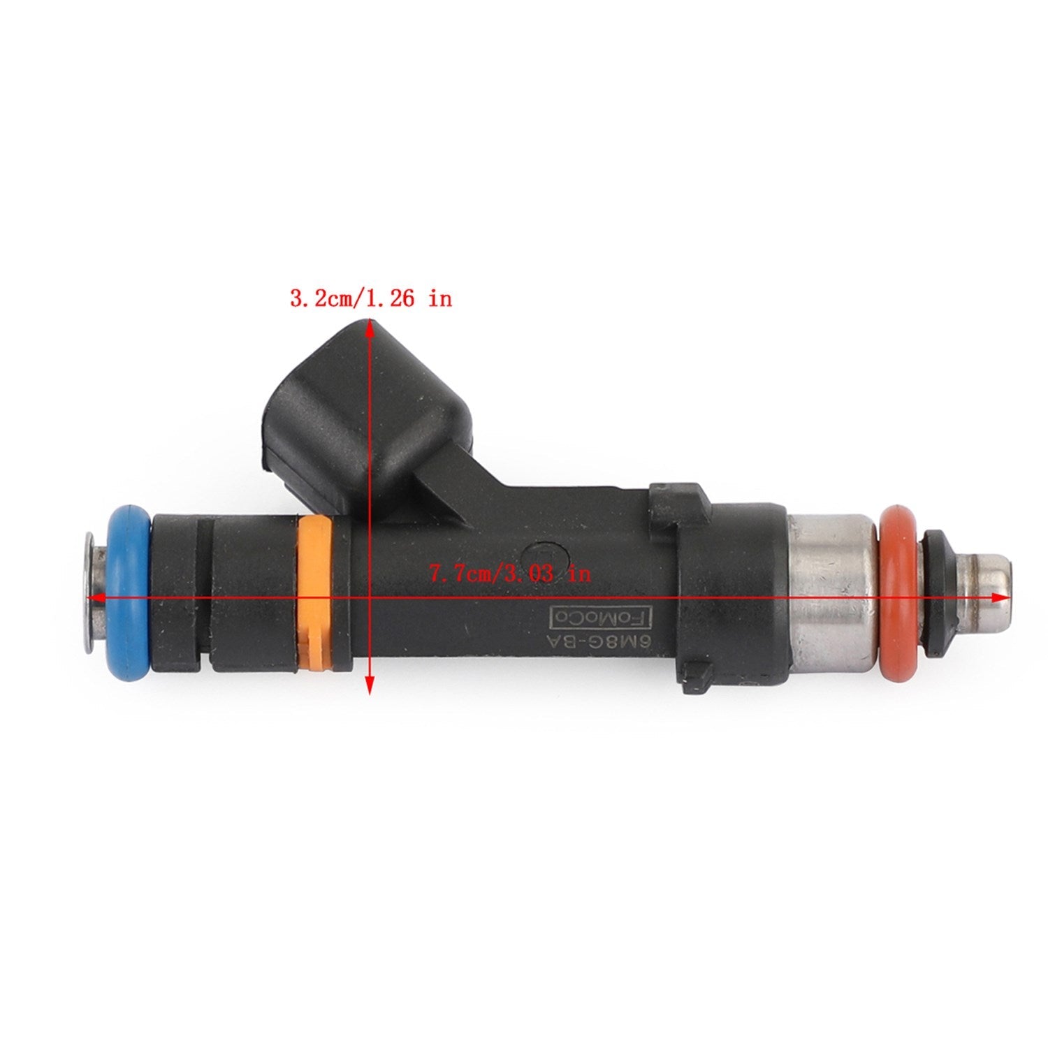 1pcs injecteurs de carburant 0280158103 FJ824 Fit 2006-2012 pour 2006-2008 pour Mazda 6 2,3L