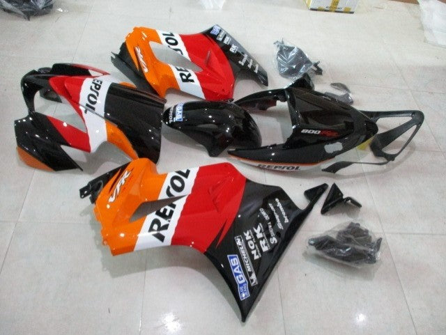 2002-2012 Honda VFR800 vstrekovanie ABS plastový kapotáž #19