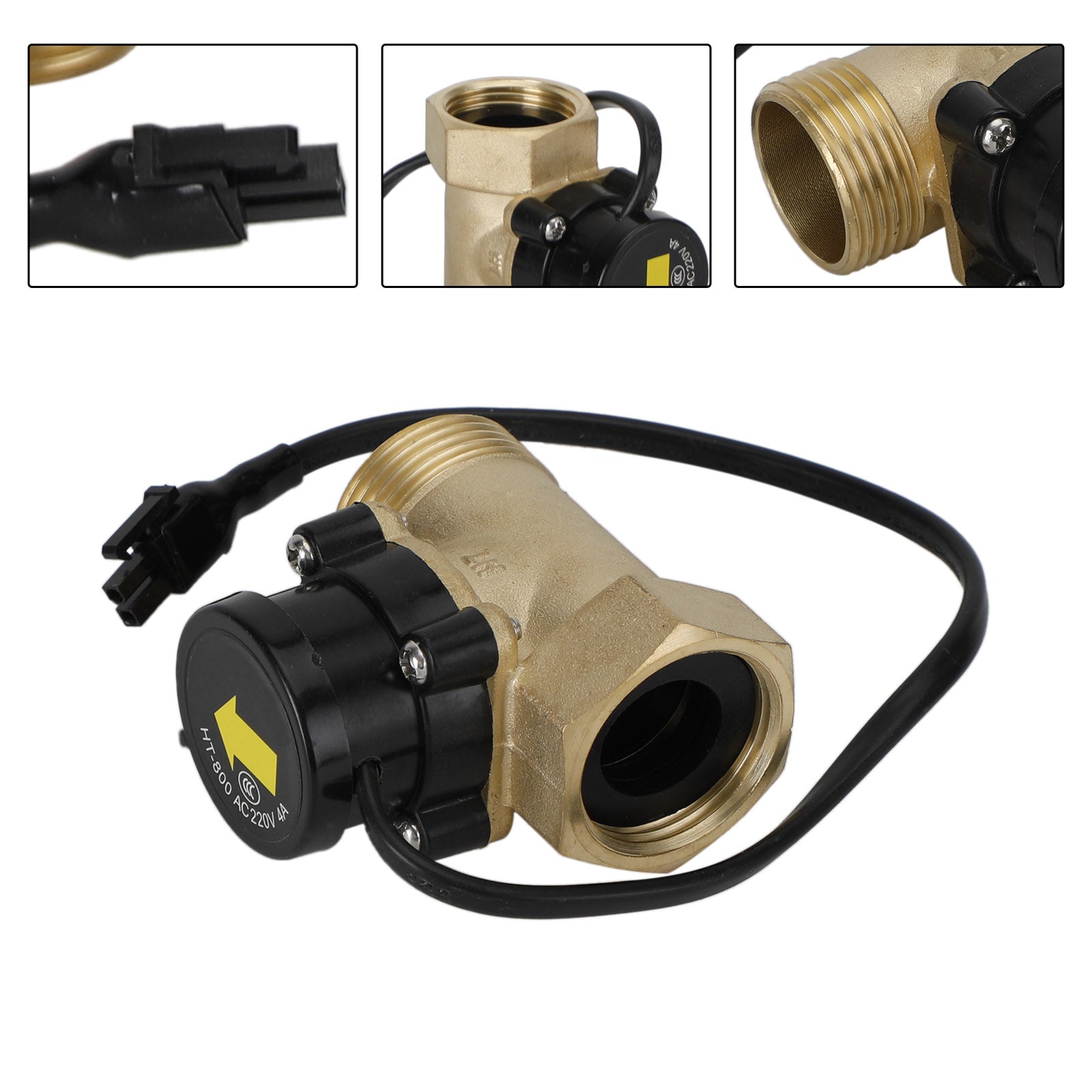 HT-800 G1 Thread 220V Sensor de fluxo de fluxo de água interruptor de controle automático