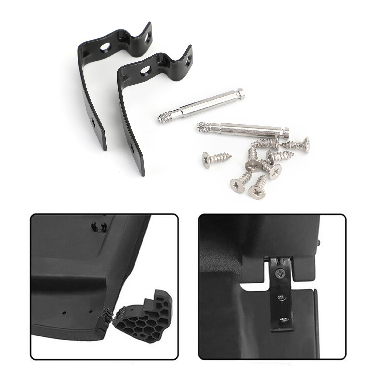 Ny hanskeboksreparasjonssett for audi lokk hengsel A4 S4 RS4 B6 B7 BRACKET 8E2857131 Generisk