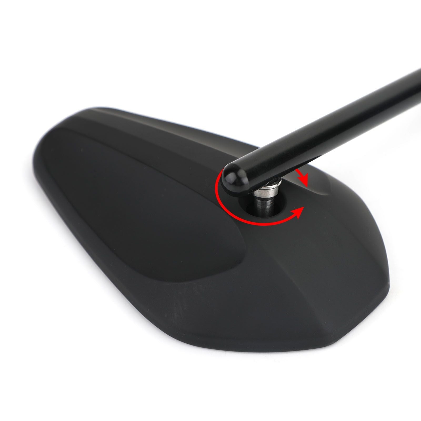 Nueva Izquierda Negra & Espejos retrovisores laterales para motocicleta Cruiser Chopper, M10, 10 mm, genéricos