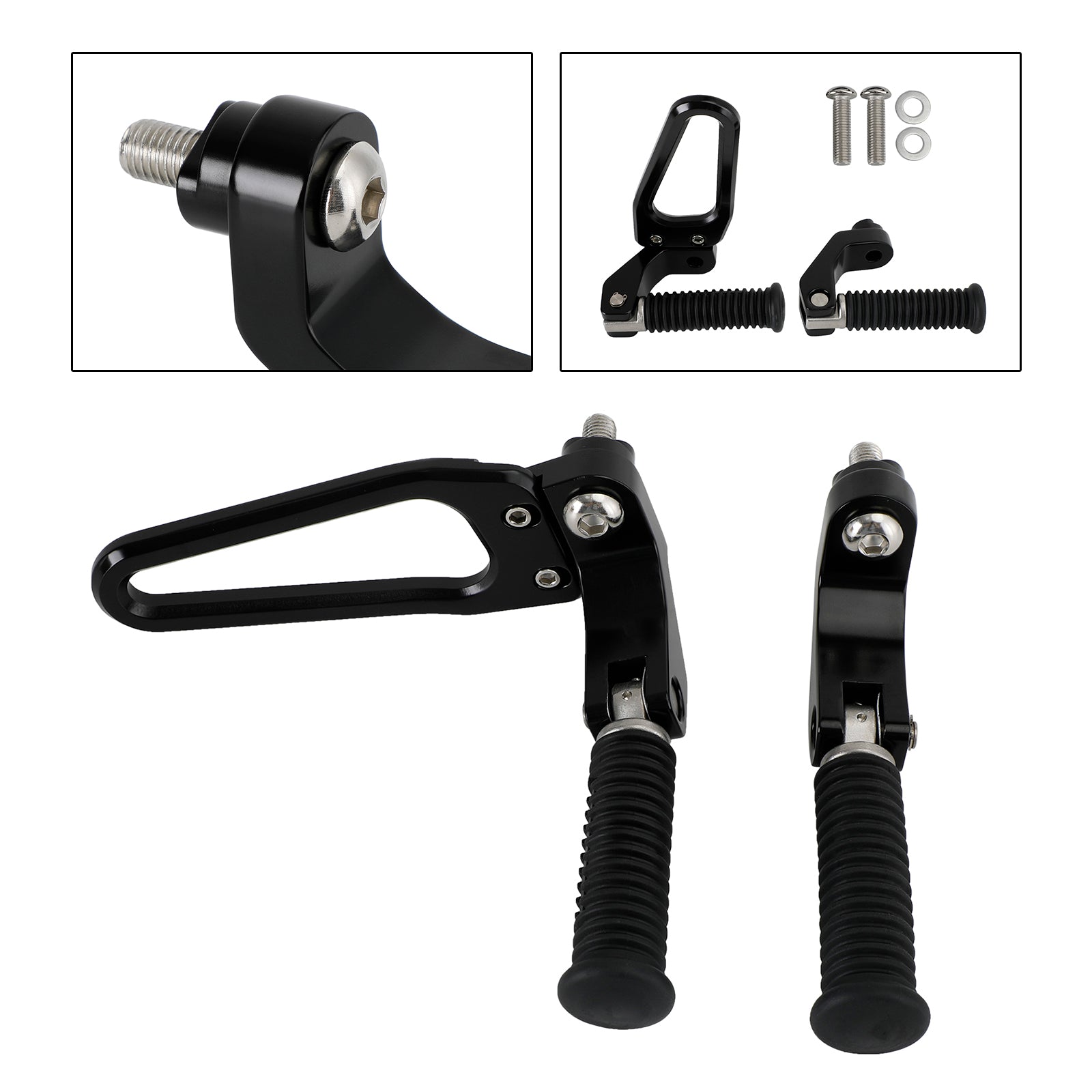 BMW R18 2020-2022 Kit de montaje de estriberas de pasajero con pedal de reposapiés trasero