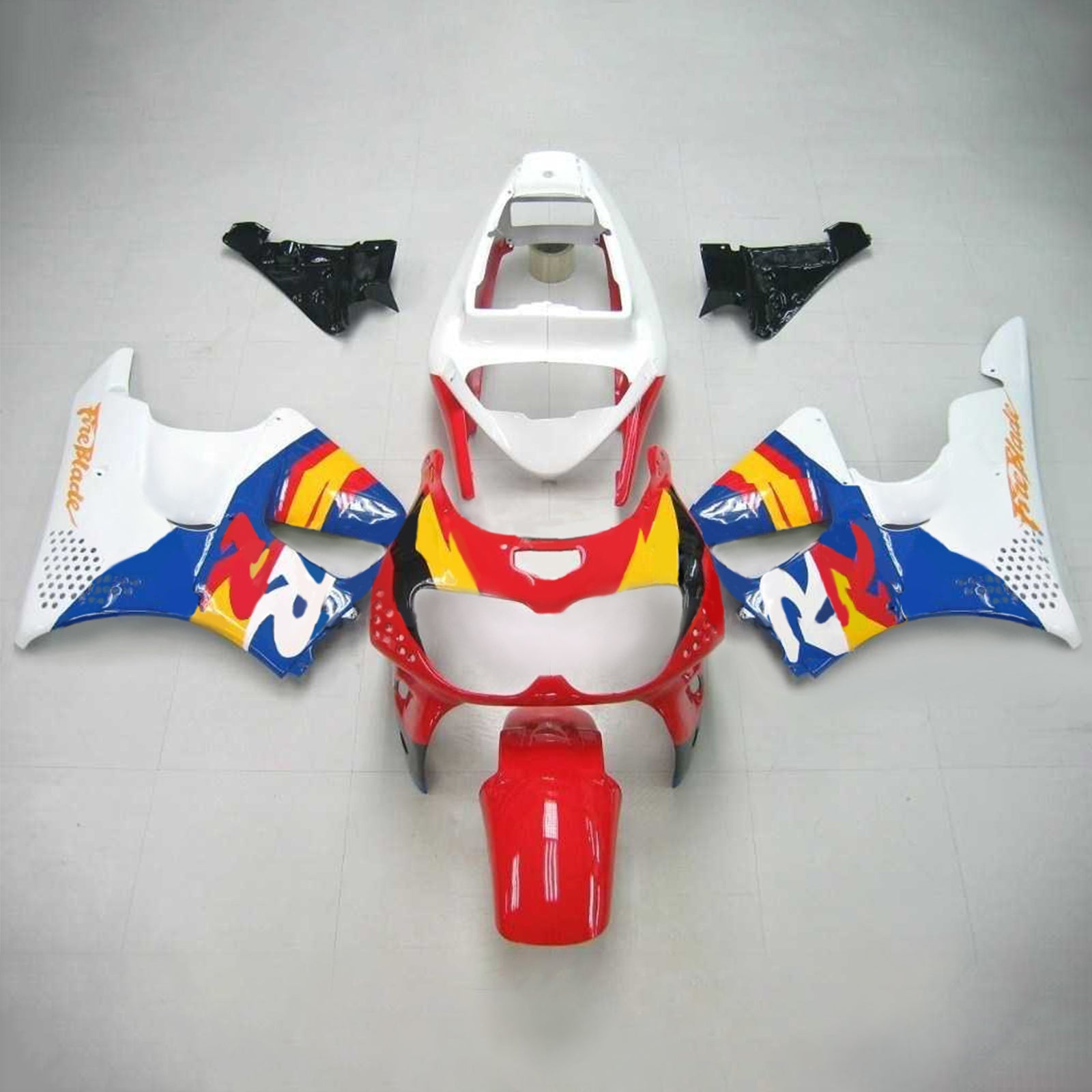 1996-1997 Honda CBR900RR 893 Kit de carénage d'injection Amotopart carrosserie plastique ABS #105