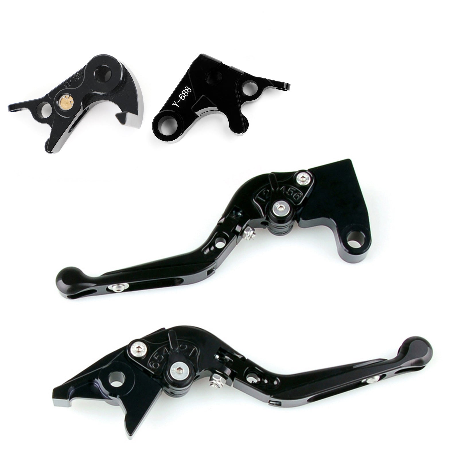 Justerbar kopplingsbromsspak för Yamaha YZF R1/R1M/R1S 15-2021 YZF R6 17-2020 Generisk