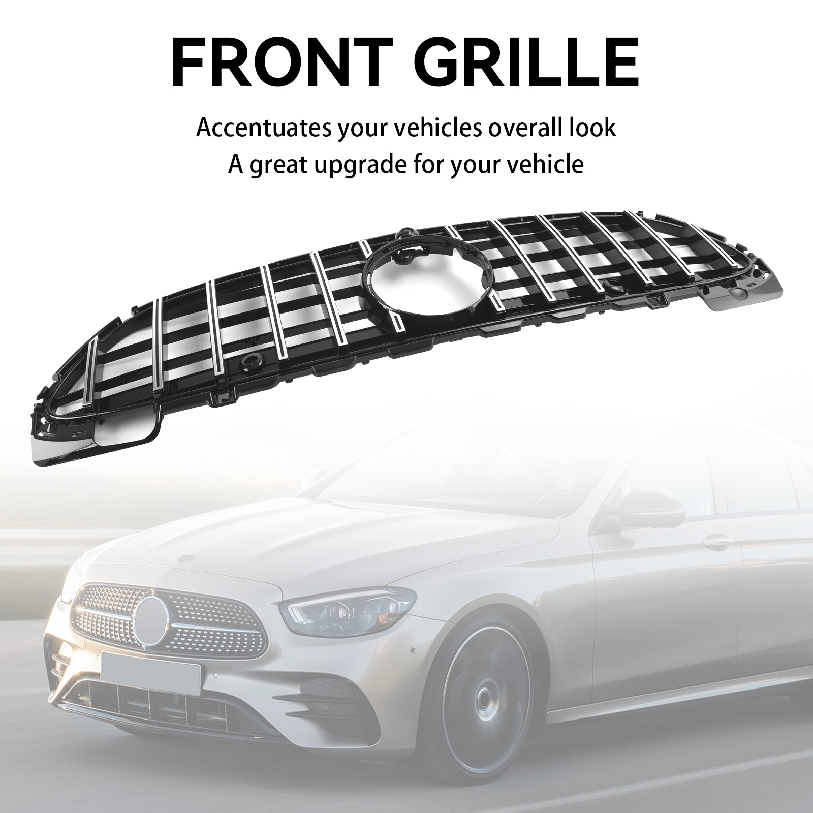 Mercedes-Benz 2022-2023 W206 Grille de pare-chocs avant de style GTR avec caméra
