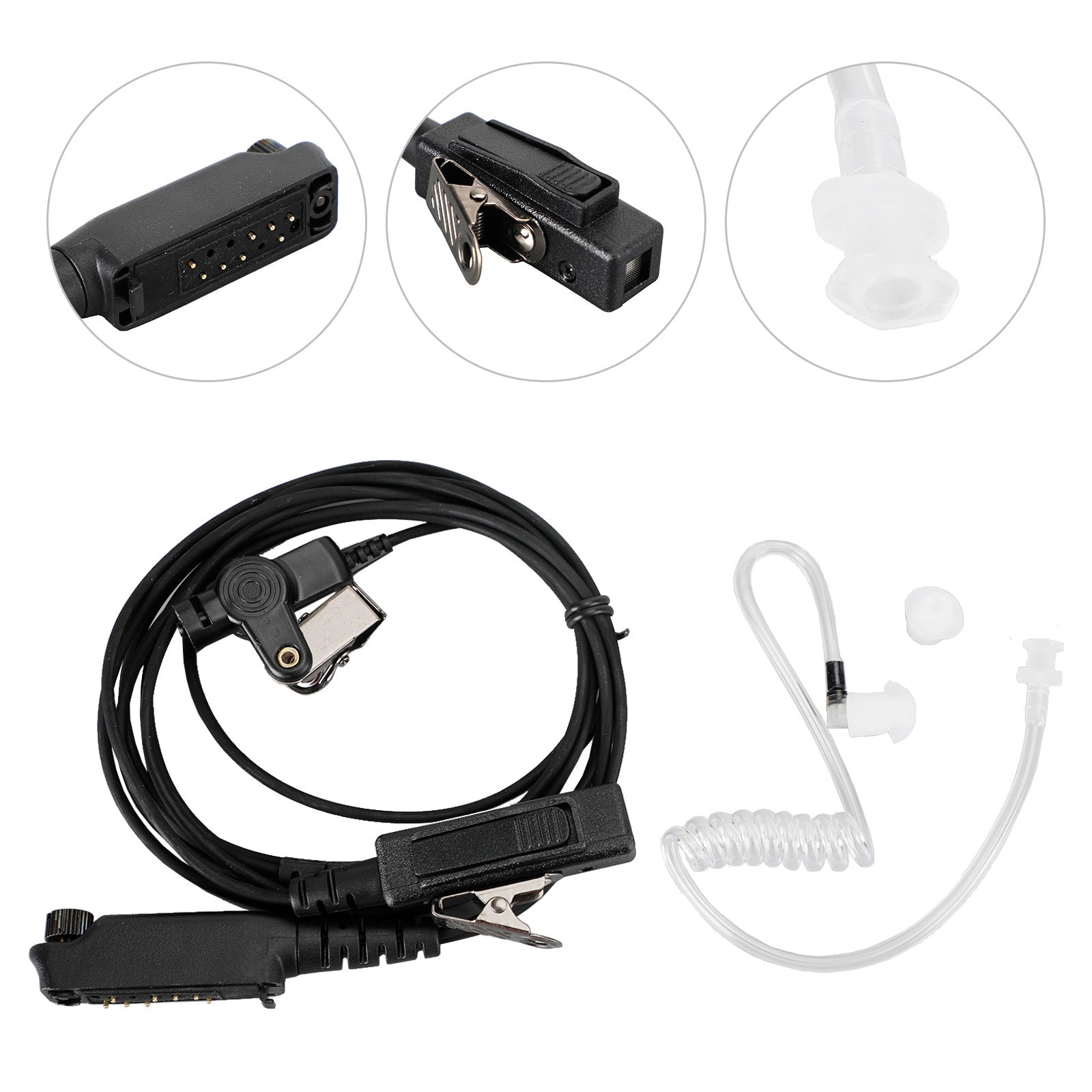 Akoestische Buis PTT Mic Headset Geschikt voor Sepura STP8000 STP8030 STP8035 STP8038